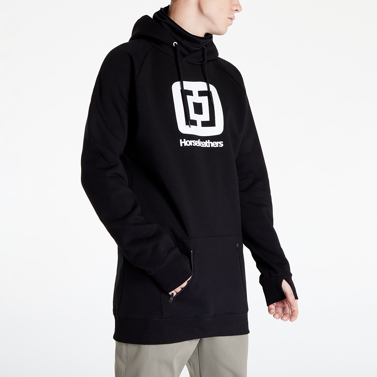 Kampsunid Horsefeathers Sherman Long Sweatshirt Black