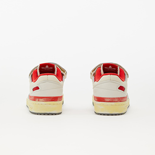 Adidas Forum Low White Red Mens 11.5 Leather Strap Sneakers Streetwear Shoes 32_f7c37906-590a-4b86-a151-  main image 4