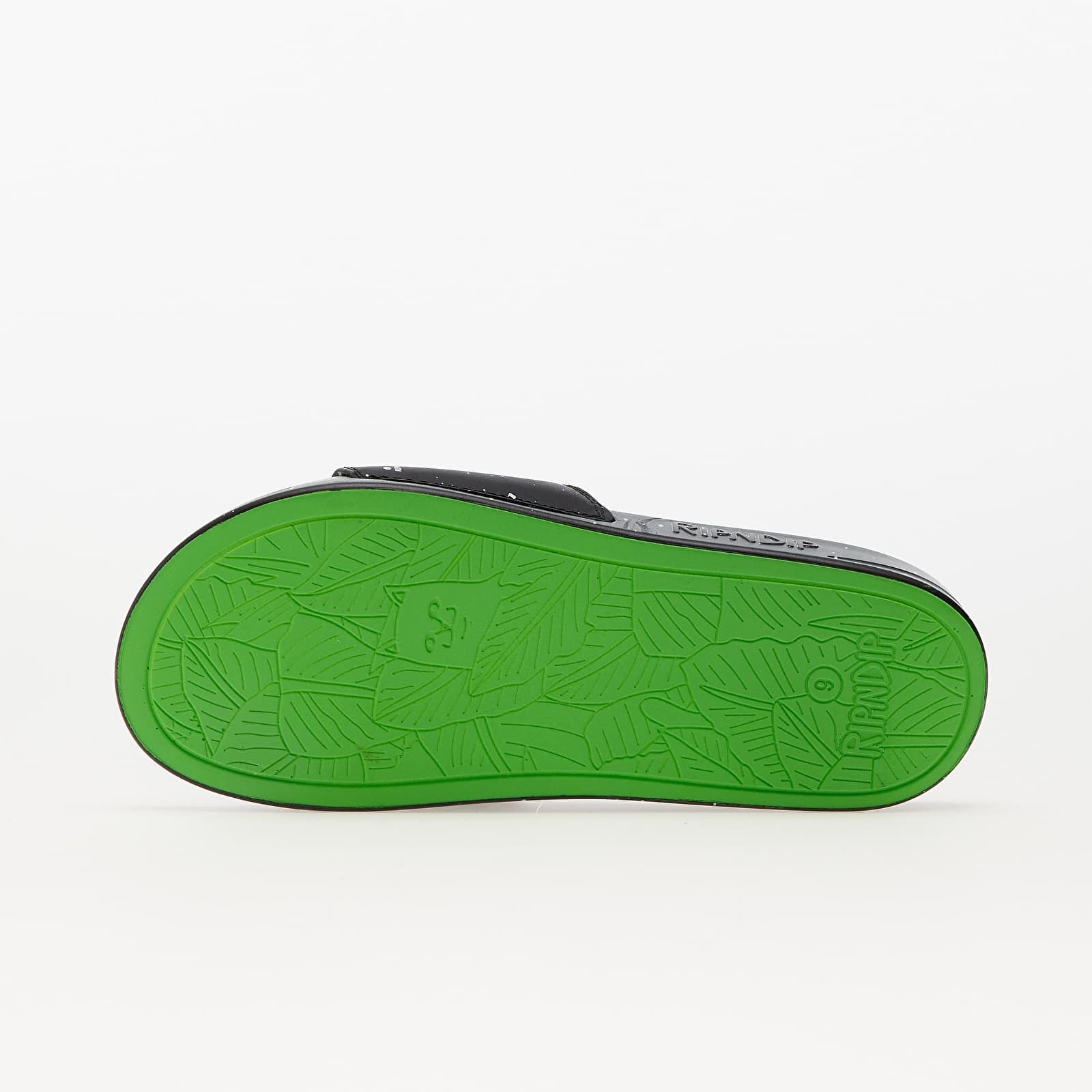 Încălțăminte și sneakerși pentru bărbați RIPNDIP We Out Here Slides Black & Neon Green