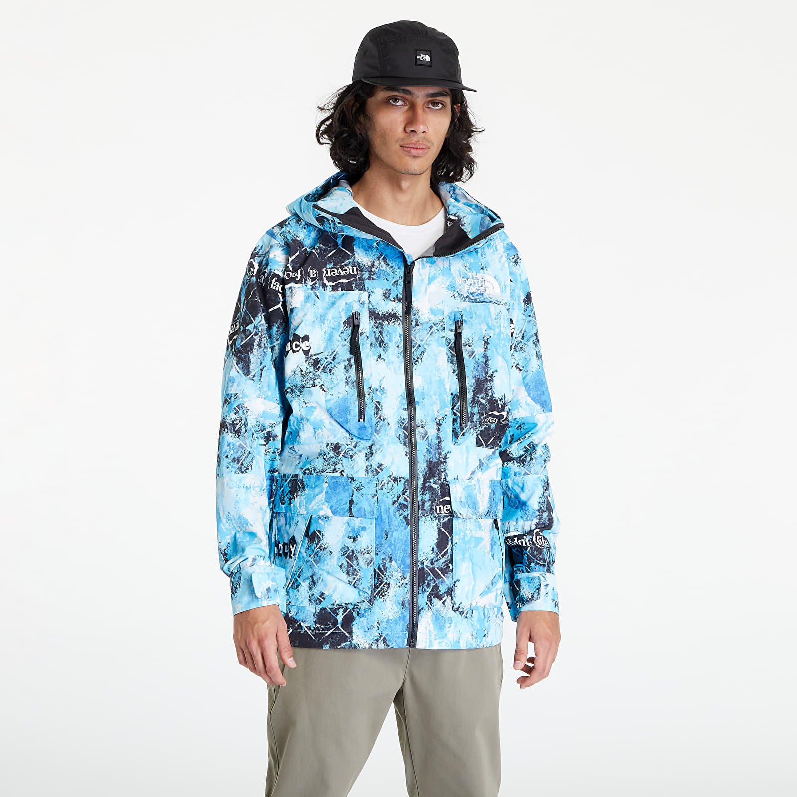 Якета The North Face M Printed Dragline Jacket Blue/ Never a Face Print