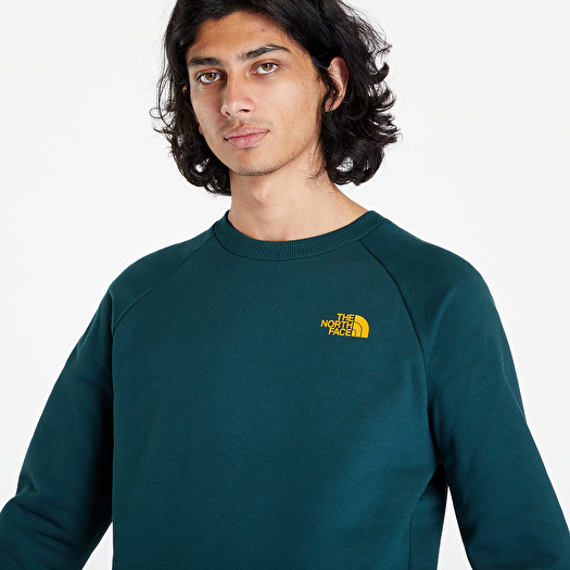 Hoodies and sweatshirts The North Face M Raglan Redbox Crewneck Sweatshirt Ponderosa Green Footshop