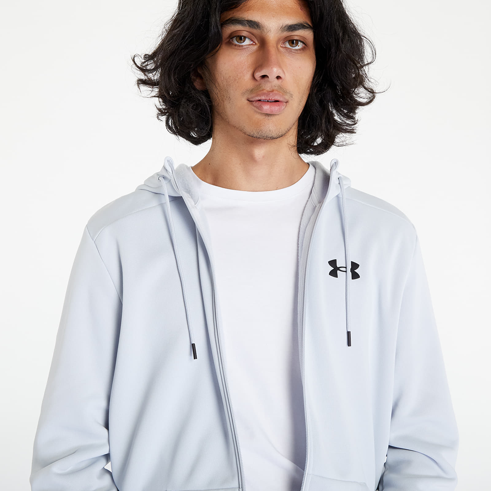 Under armour grey fleece top