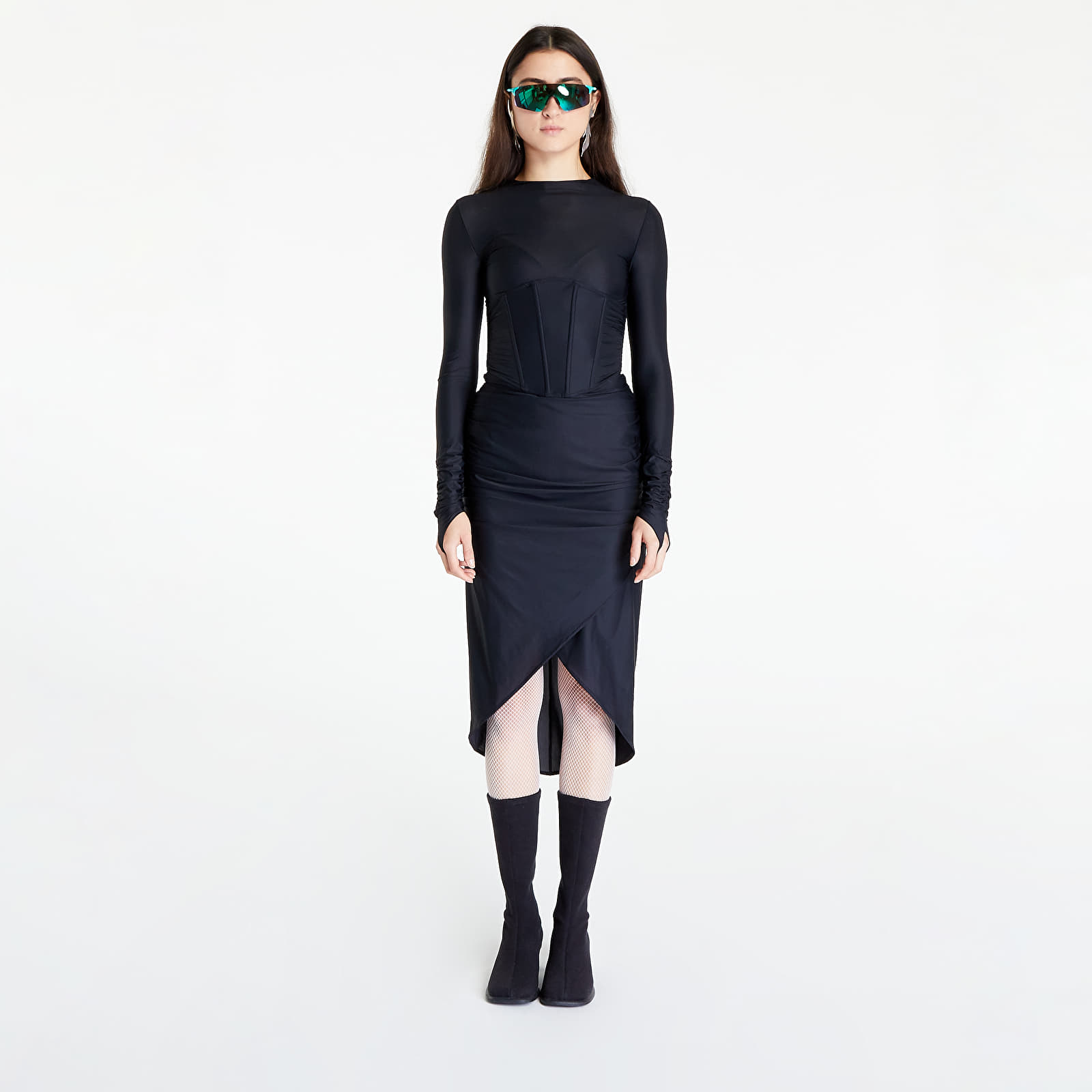 Suknelė MISBHV Pandora Corset Midi Dress Black