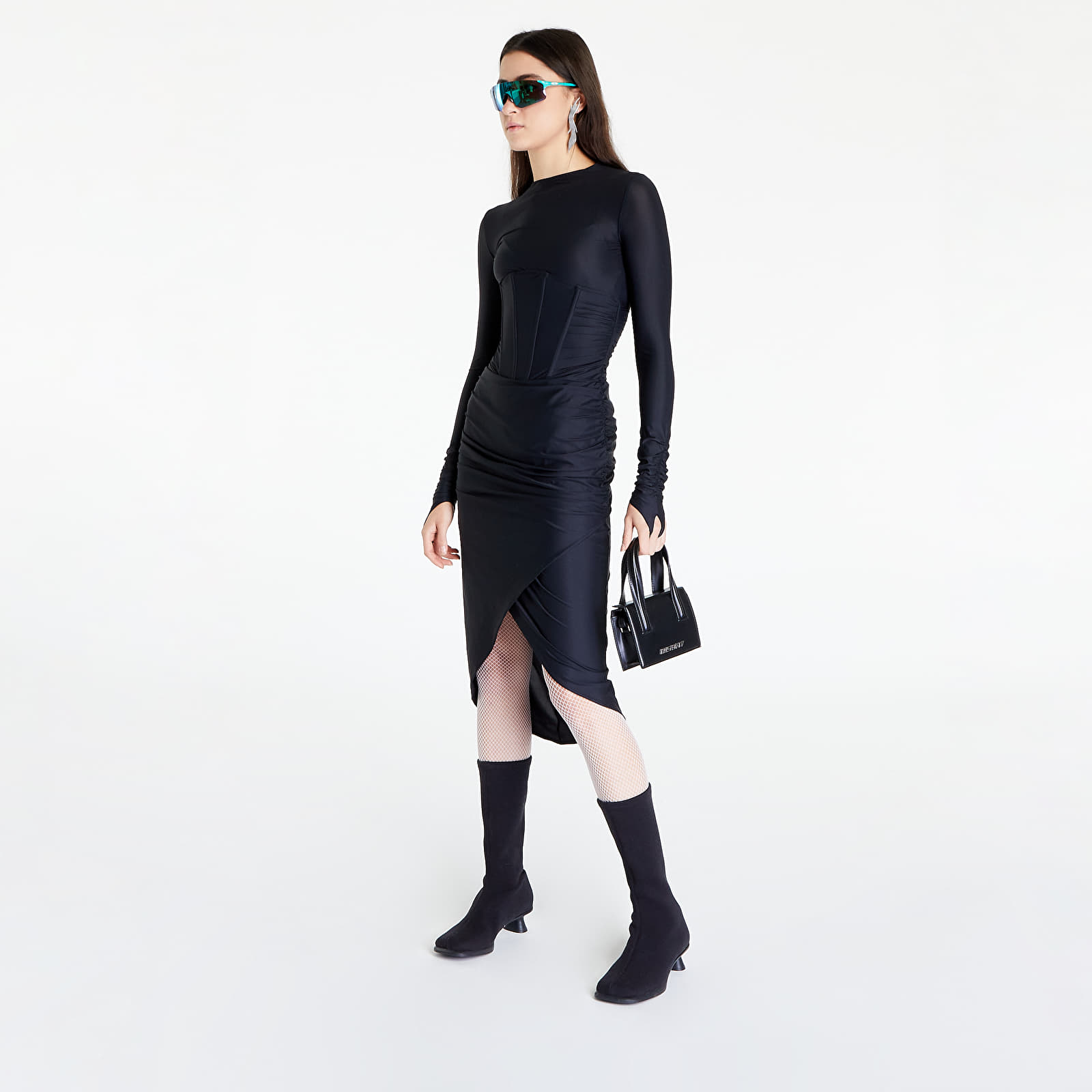 Suknelė MISBHV Pandora Corset Midi Dress Black