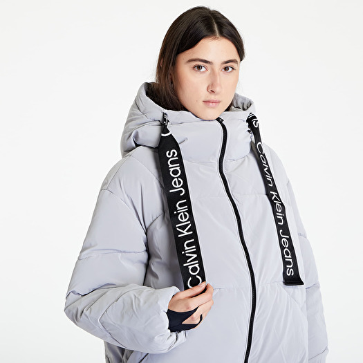 Jackets Calvin Klein Jeans Long Drawcords Soft Mercury Grey Footshop