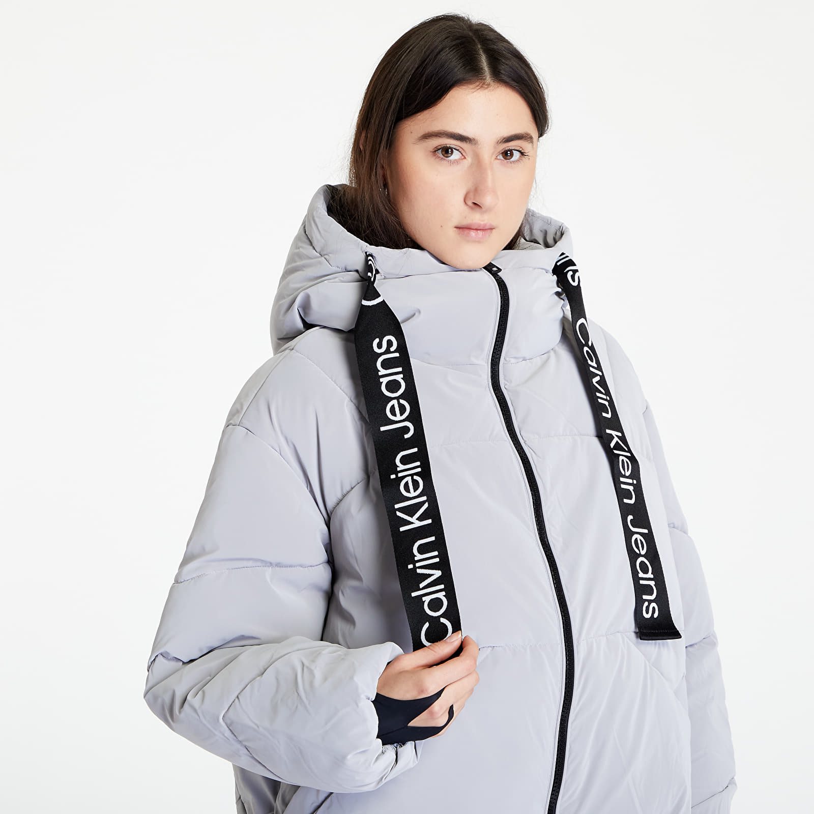 Calvin klein best sale reflective jacket womens