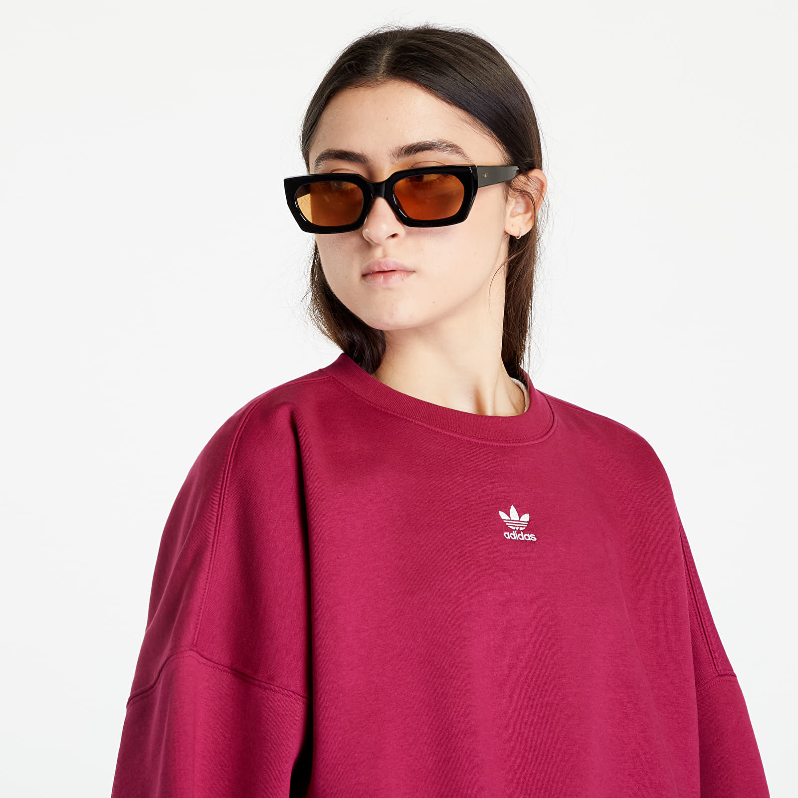 Bluzy adidas Originals Adicolor Essentials Fleece Sweatshirt Legacy Burgundy