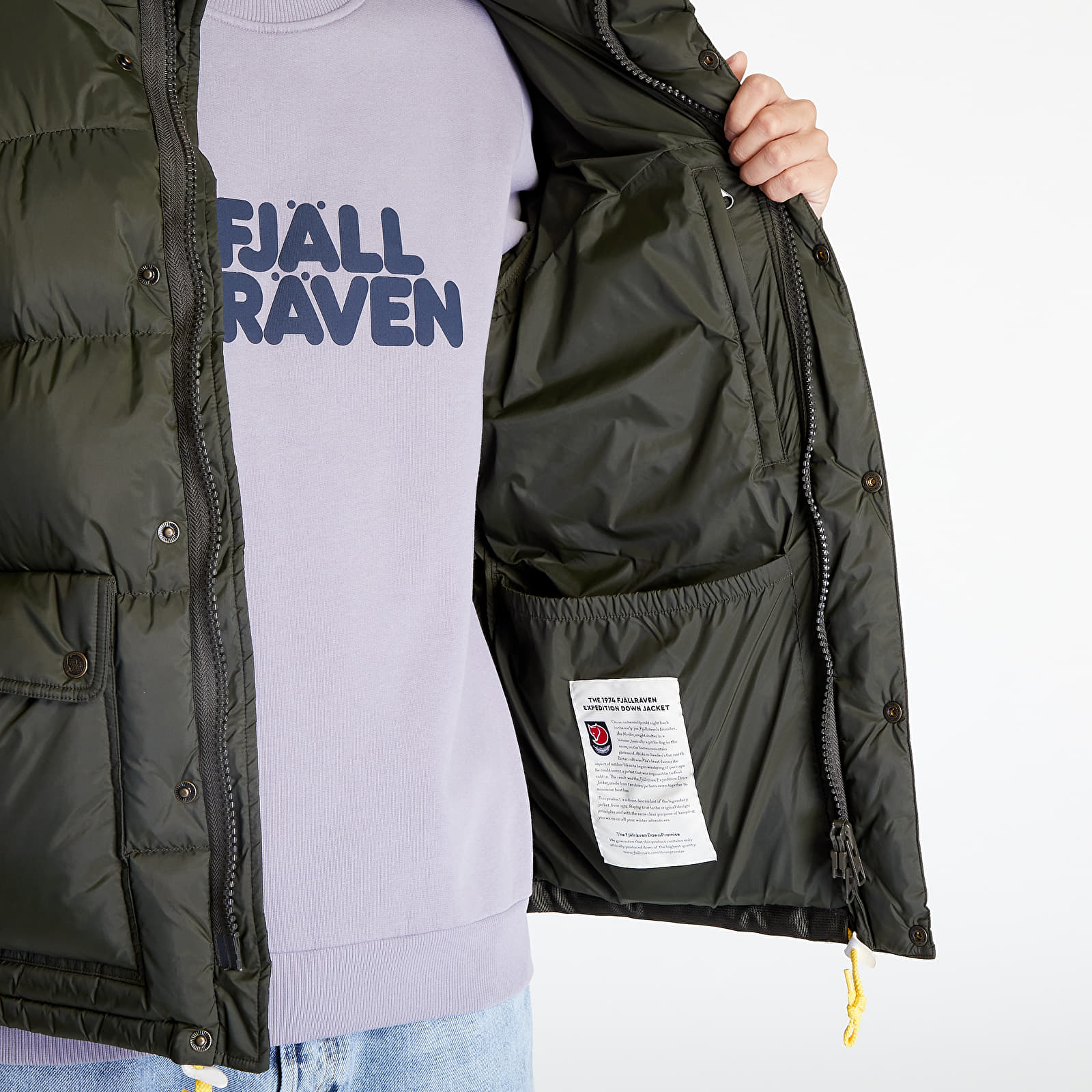 Giacche Fjällräven Expedition Down Lite Jacket M Deep Forest