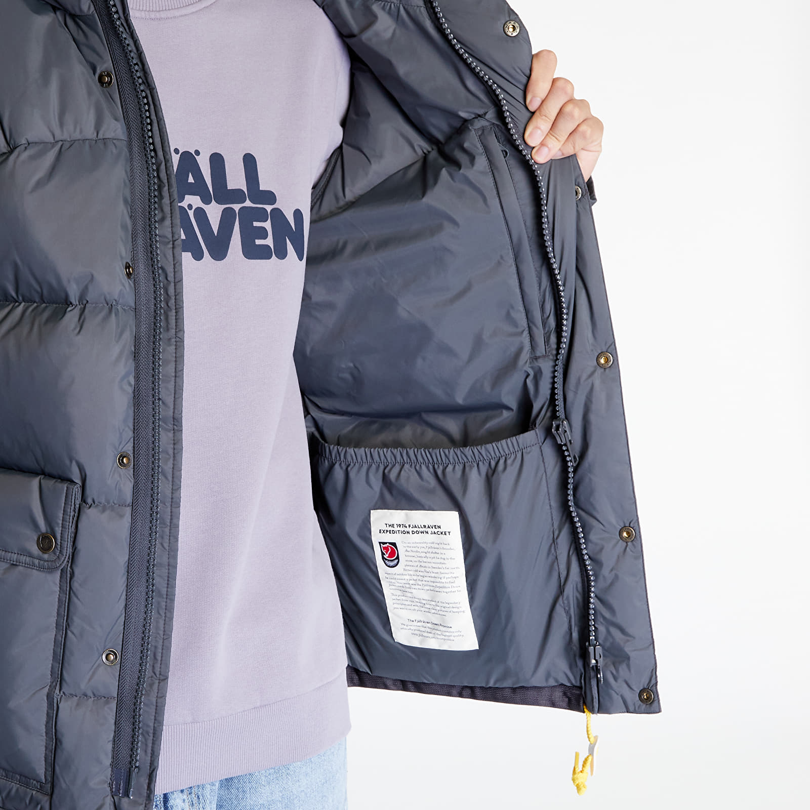Jakker Fjällräven Expedition Down Lite Jacket M Basalt