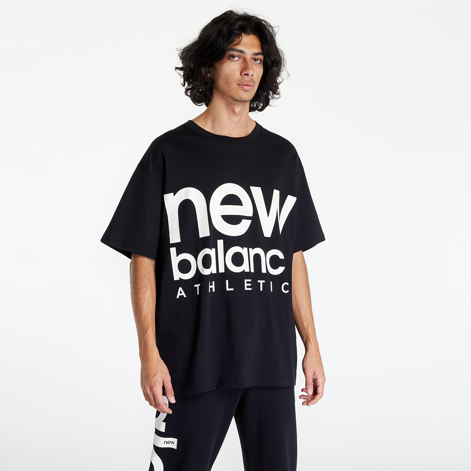 T shirts New Balance Athletics UNISEX Out of Bounds Tee Black