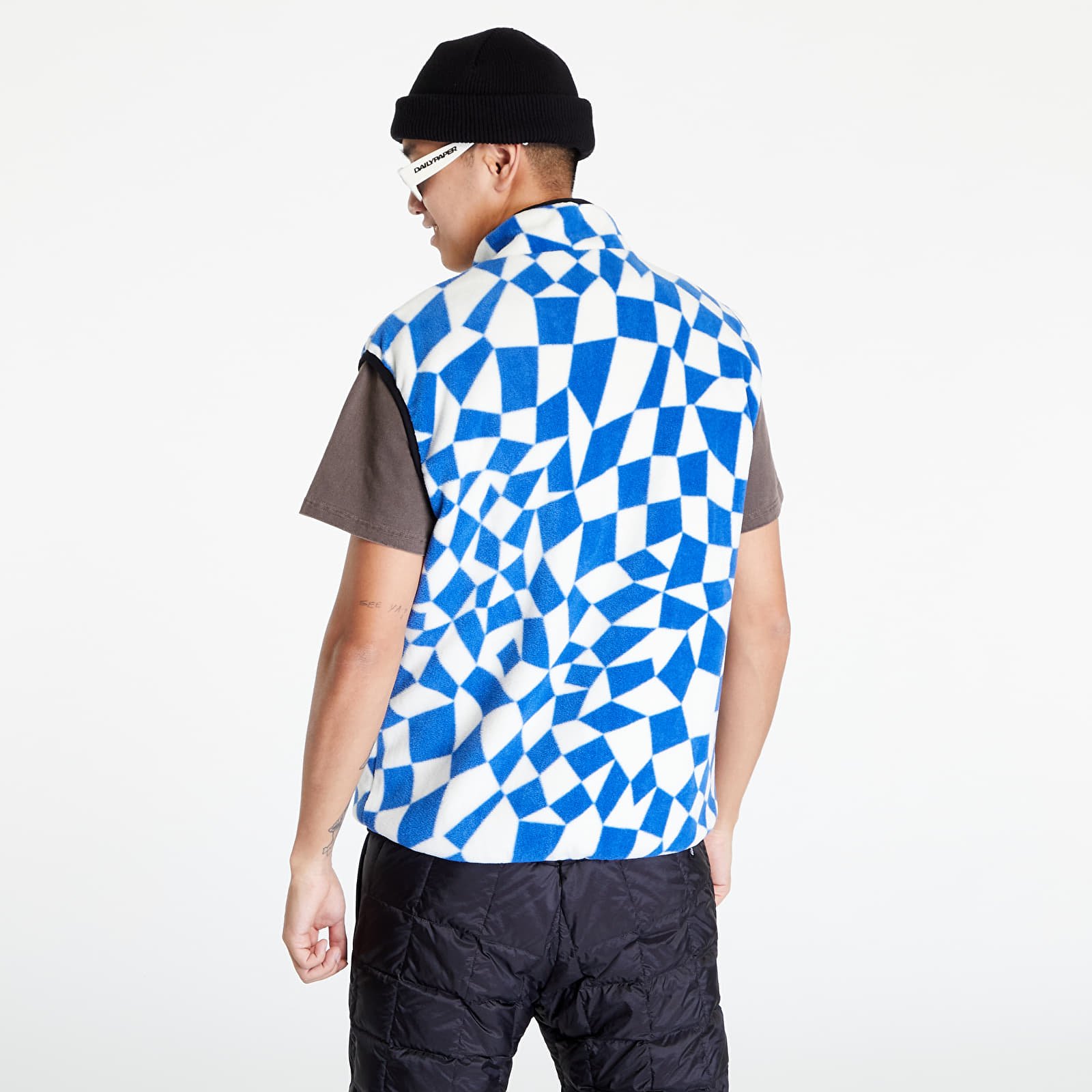 Gilè Gramicci Reversible Vest UNISEX Blue Check