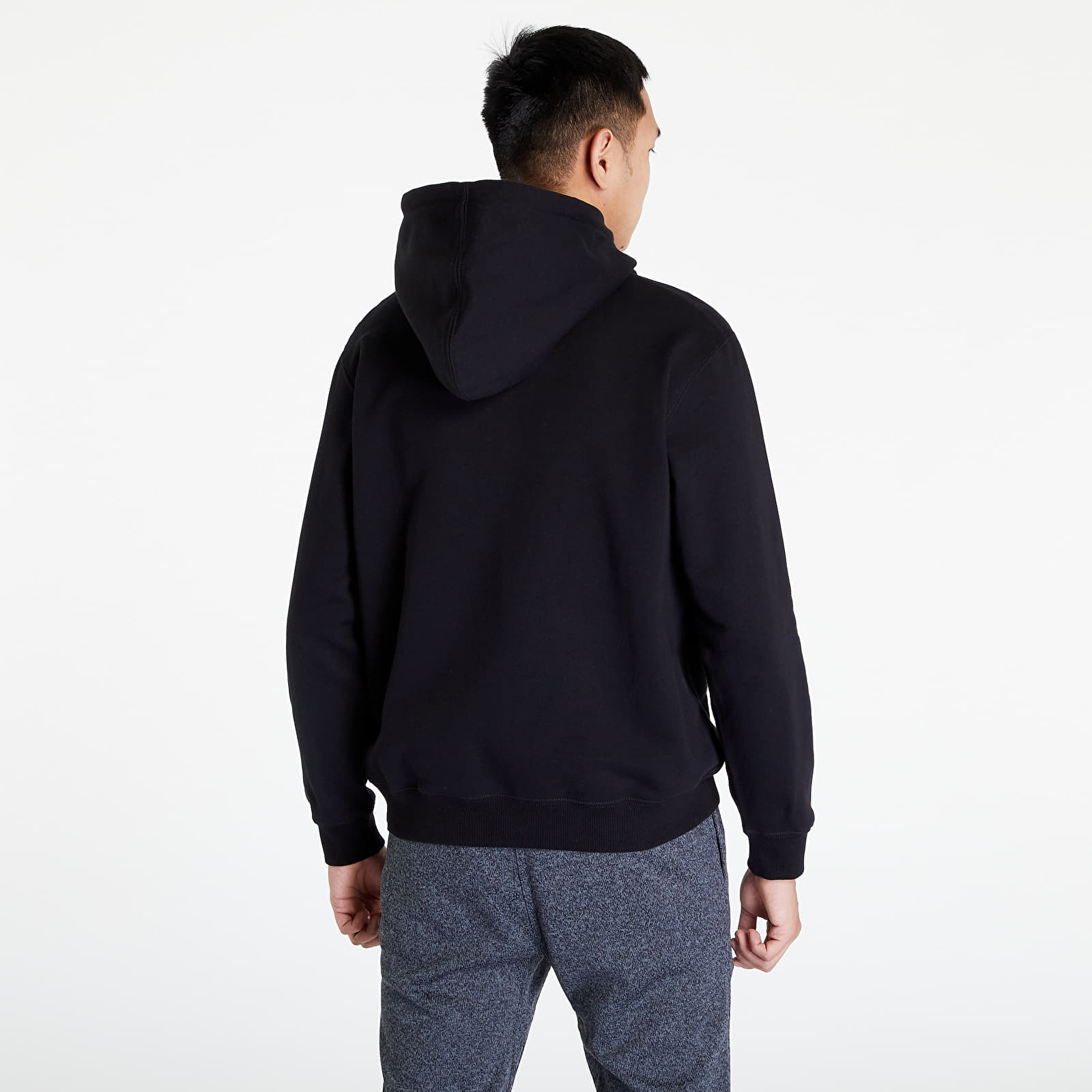 Mikiny Gramicci One Point Hooded Sweatshirt UNISEX Black