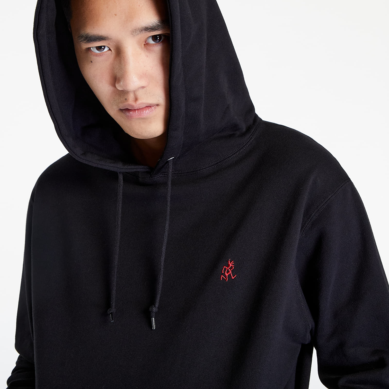 Mikiny Gramicci One Point Hooded Sweatshirt UNISEX Black