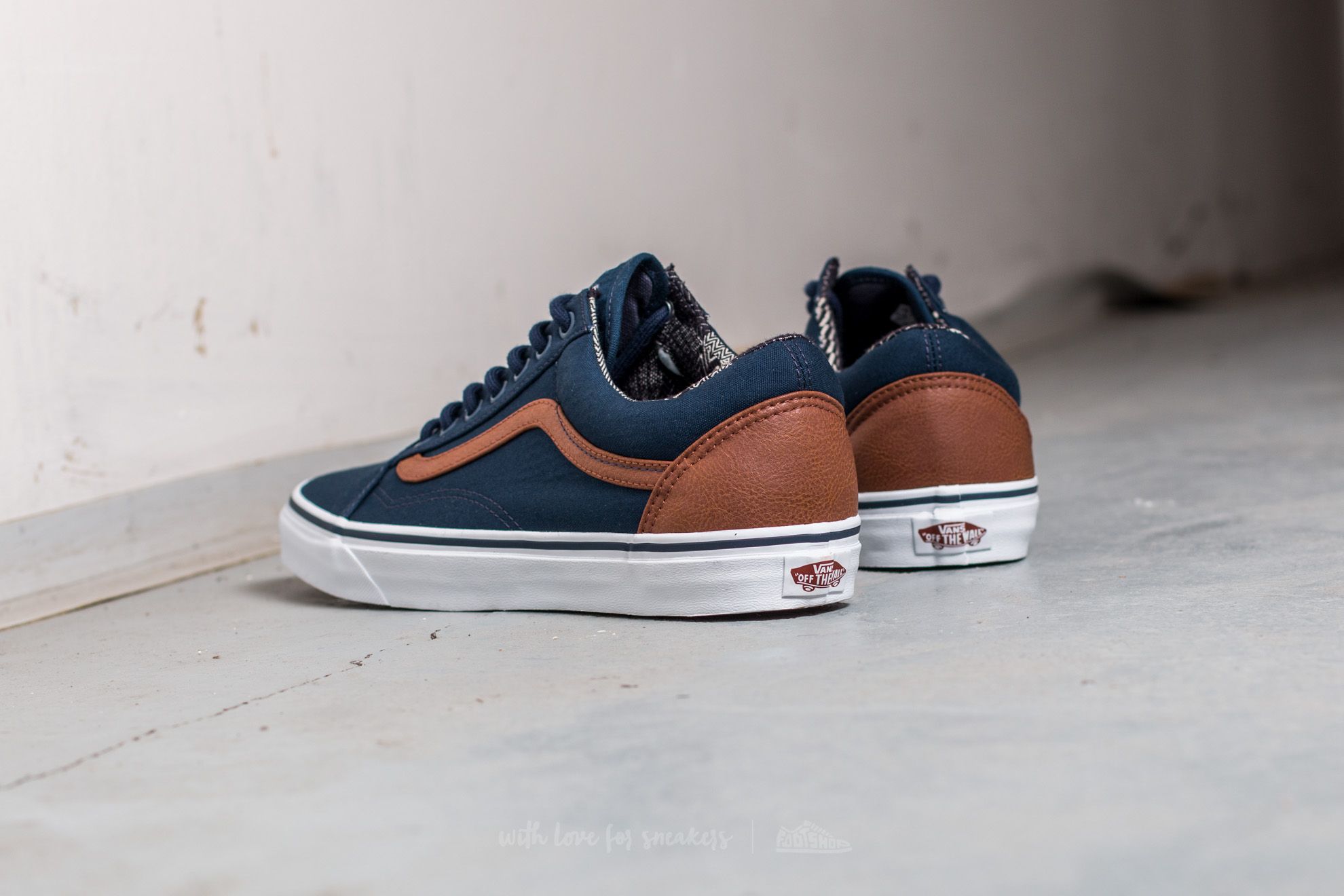 Herren Sneaker und Schuhe Vans Old Skool C L Dress Blues