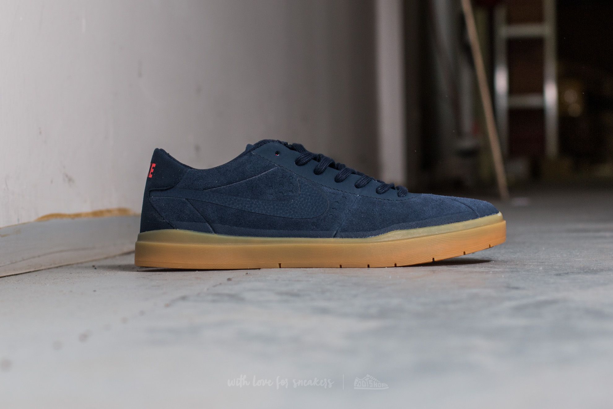 Men's shoes Nike SB Bruin Hyperfeel Obsidian/ Gum Light Brown/ Max Orange/ Obsidian