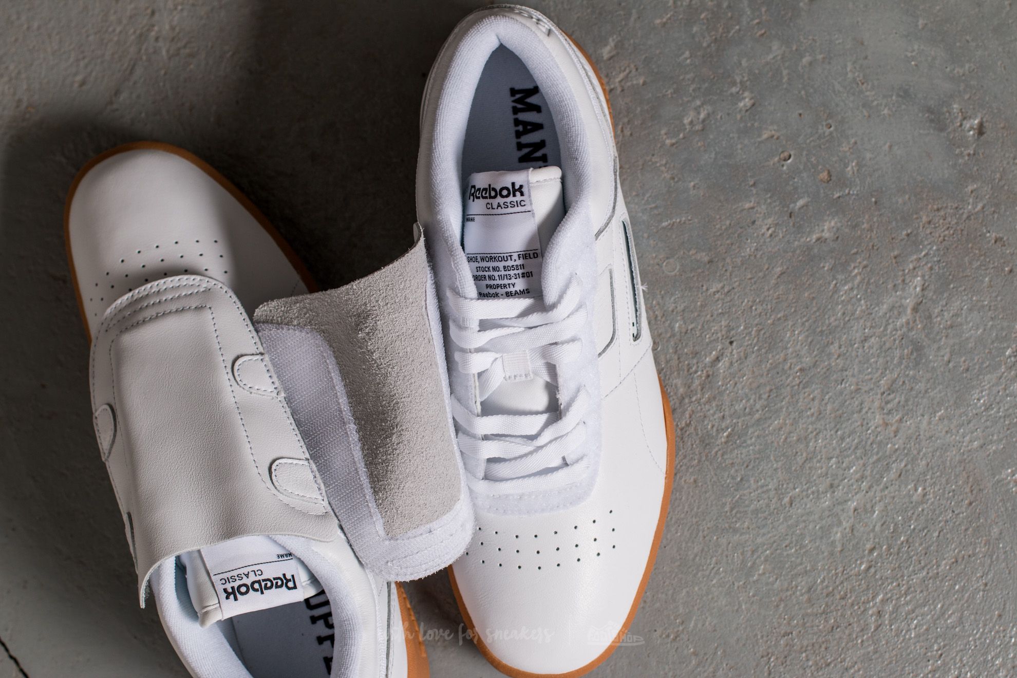 Pánské tenisky a boty Reebok x Beams Workout Lo Clean White/ Black-Gum