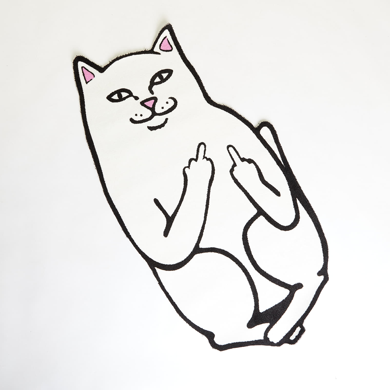 andere Accessoires RIPNDIP Lord Nermal 6ft Rug White