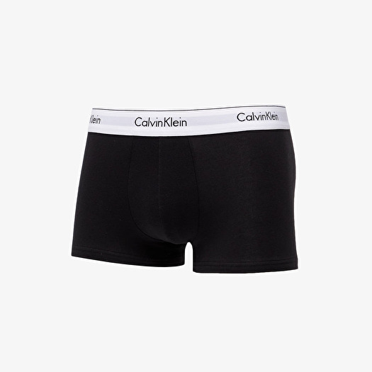 Les troncs Calvin Klein Modern Cotton Stretch Trunk 3 Pack Black White Grey Heather Footshop