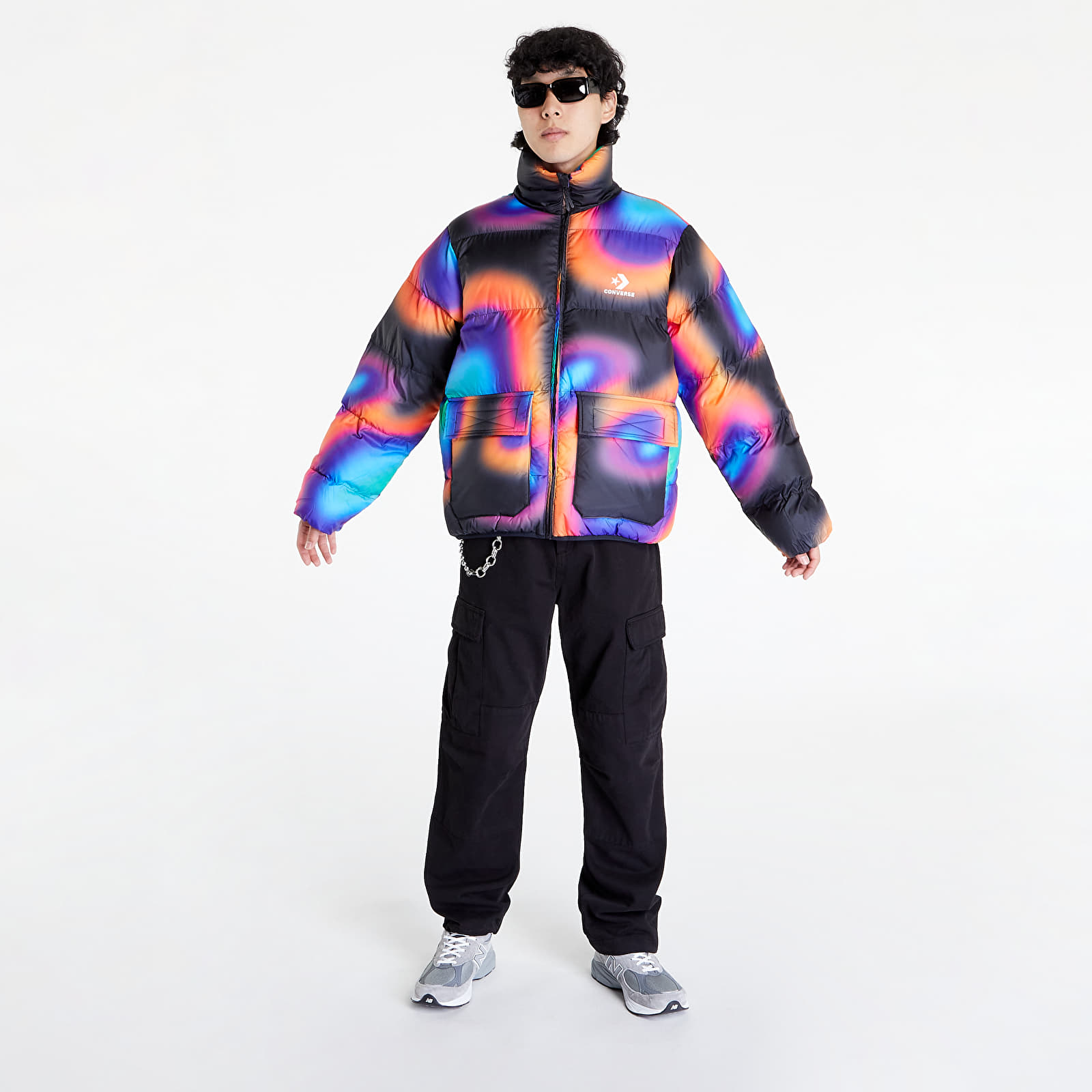 Jackets Converse Printed Puffer Jacket Thermo Heat Signature