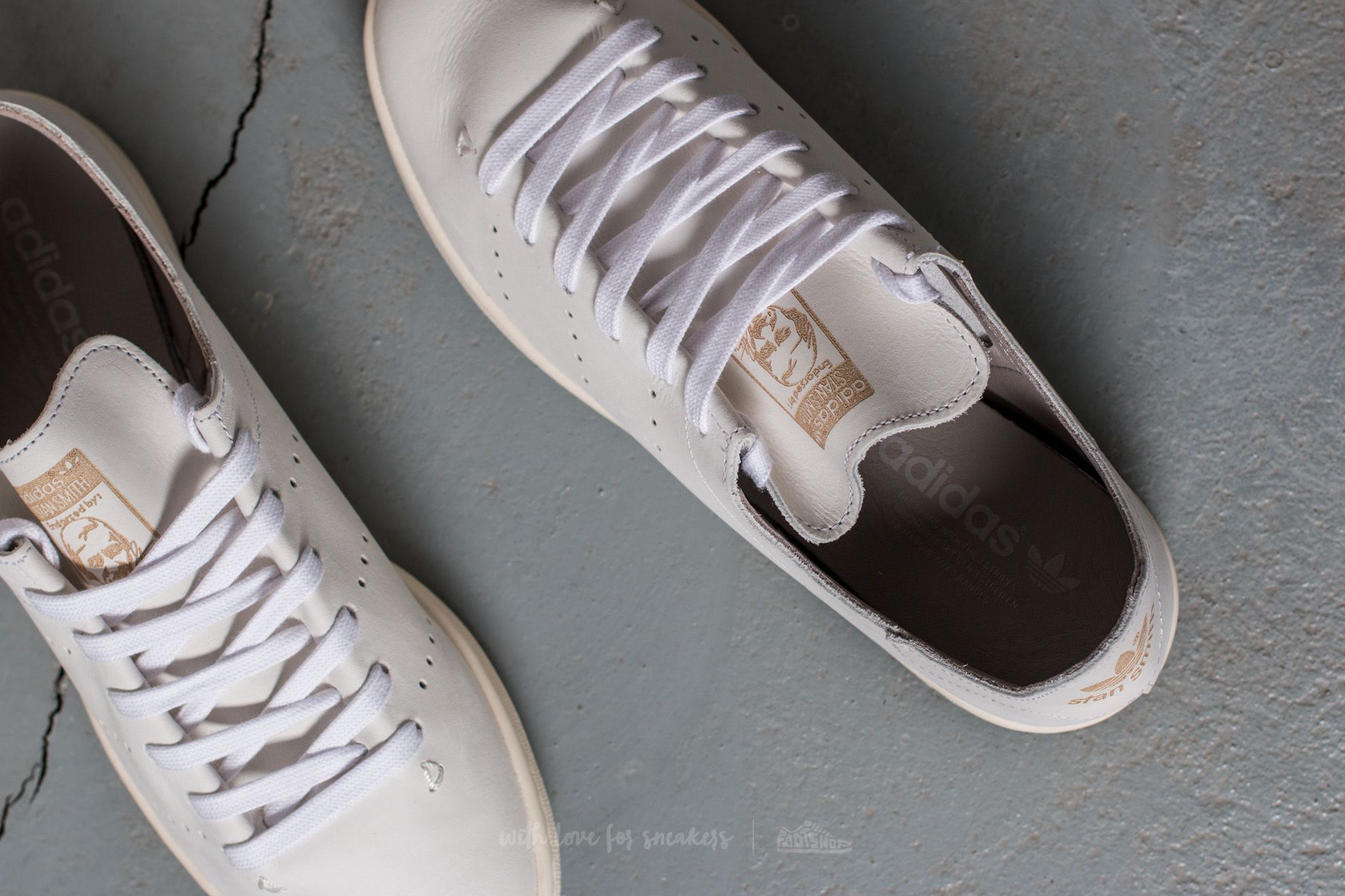Men's shoes adidas Stan Smith Lea Sock Ftw White/ Ftw White