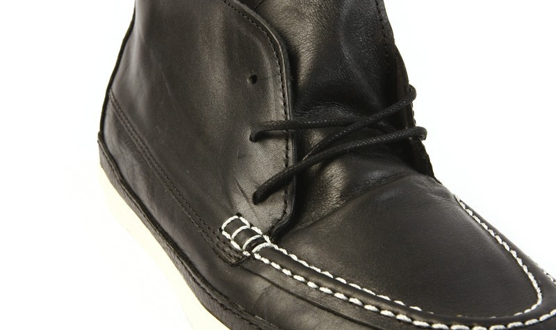 Zapatos Vans Mesa Moc CA (Leather) Black/Marshmallow