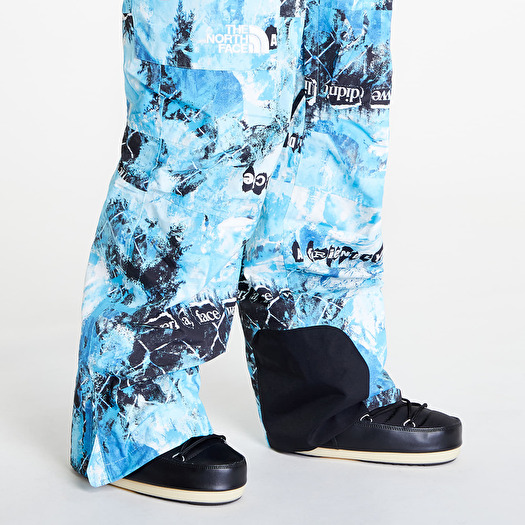 Pantaloni The North Face M Printed Dragline Bib Blue/ Never a Face - Main Image