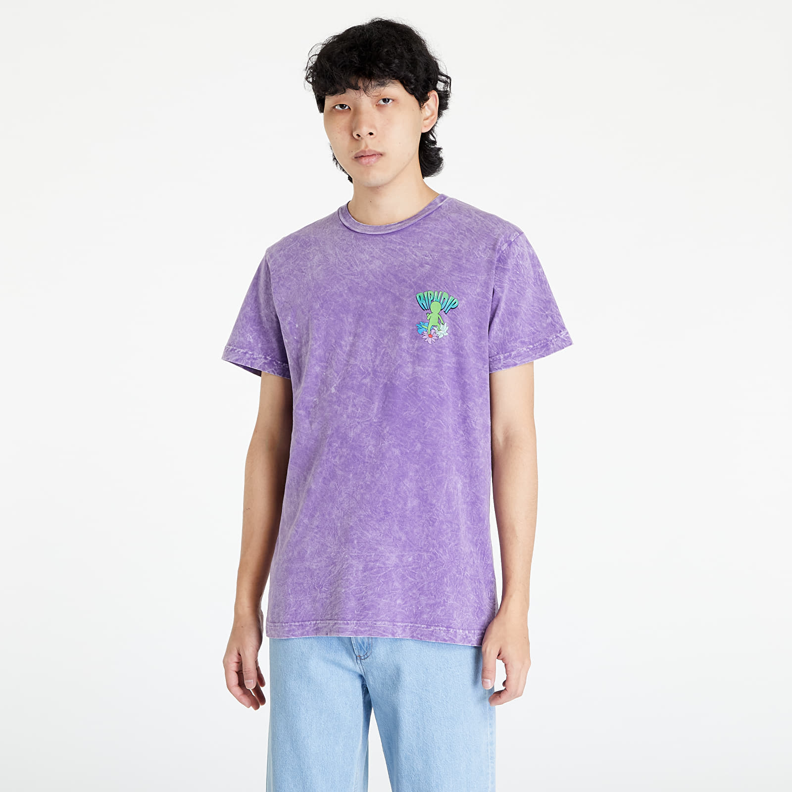 Tricouri  RIPNDIP The Unknown Tee Purple Mineral Wash