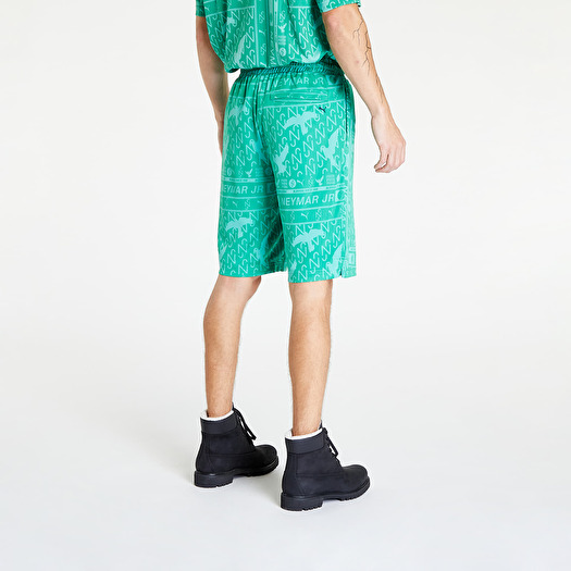 Green sales puma shorts