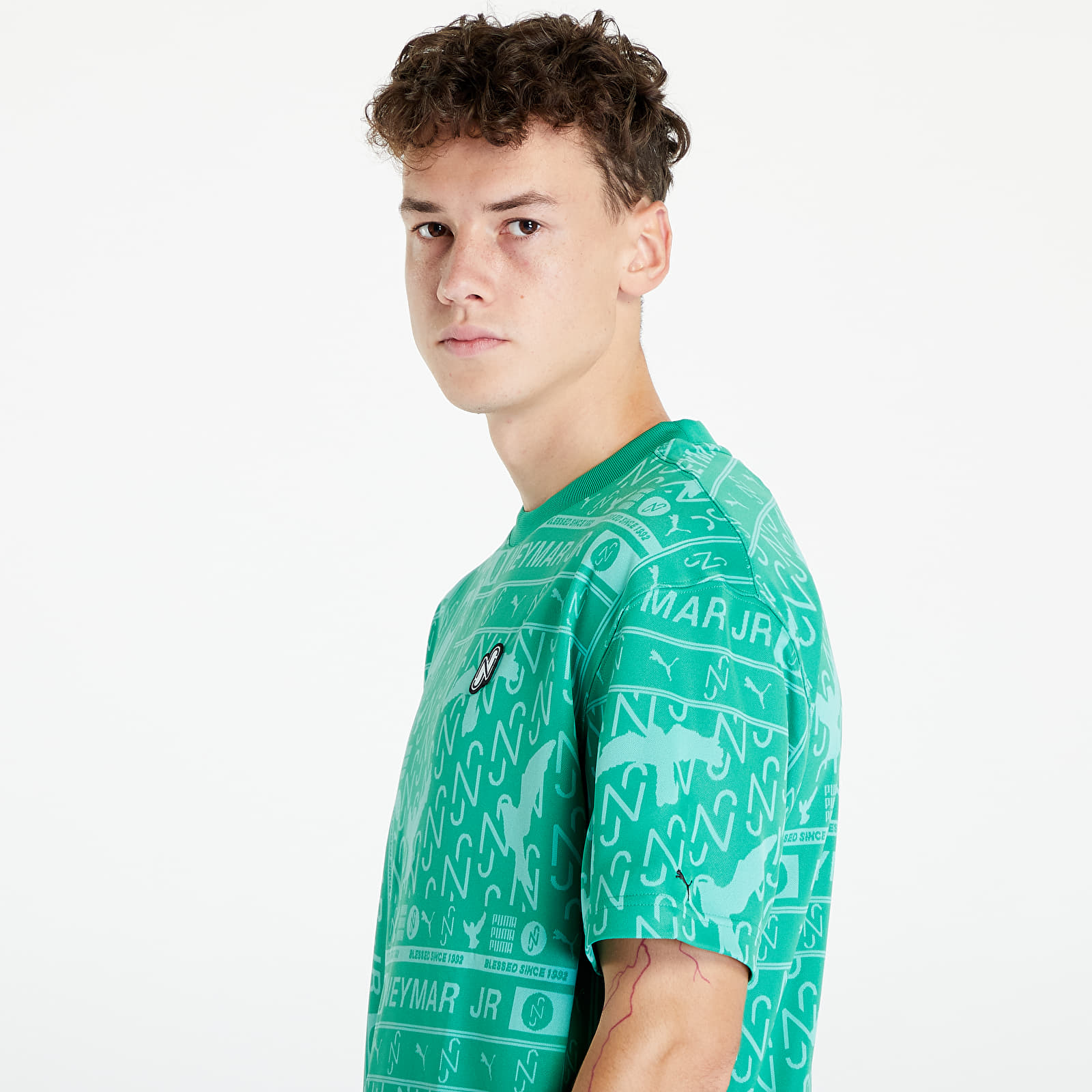 Camisetas Puma x Neymar Jr. Jaquard Tee Leprechaun Green