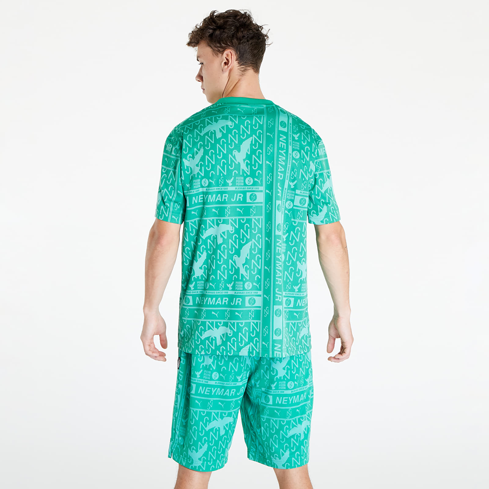 Camisetas Puma x Neymar Jr. Jaquard Tee Leprechaun Green