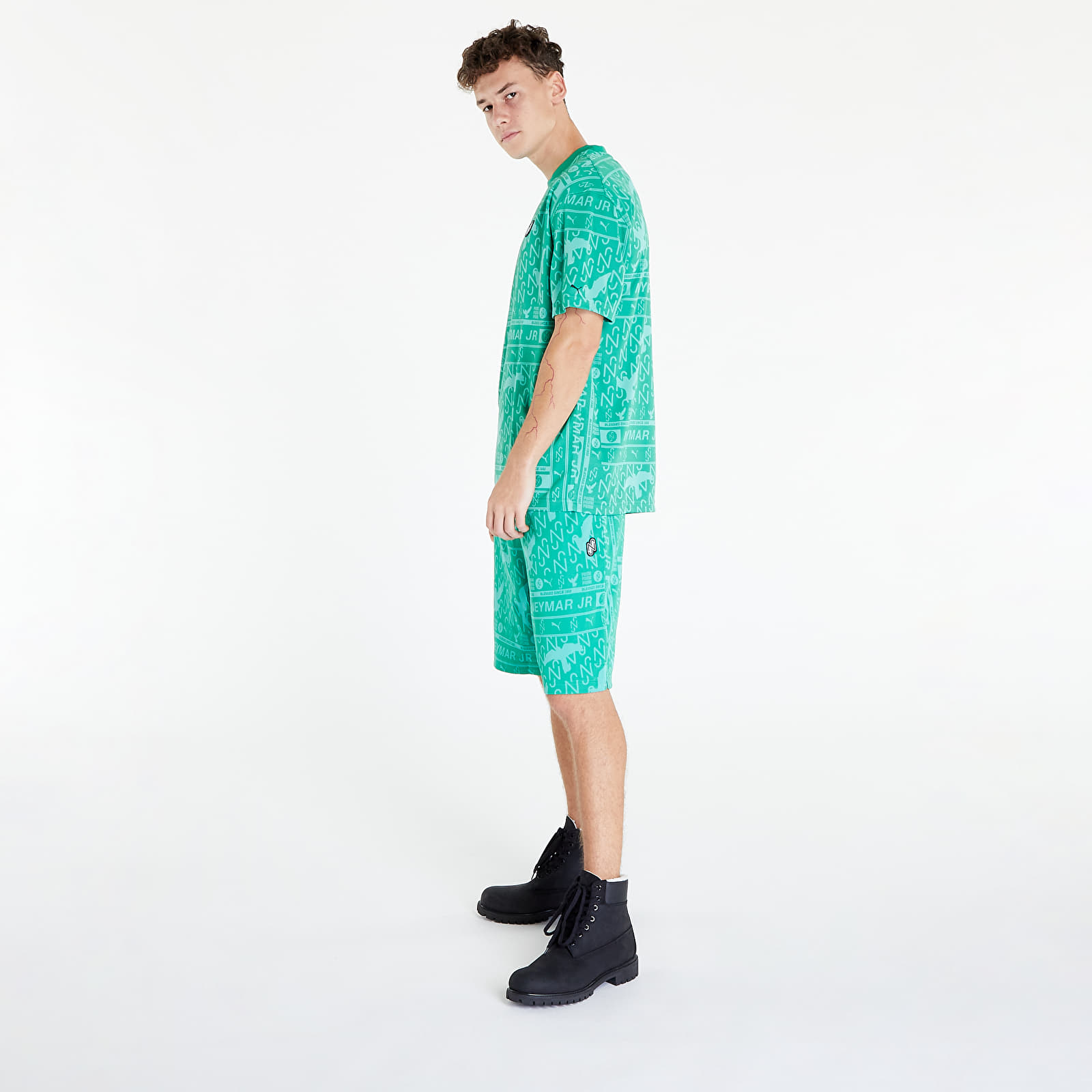 Camisetas Puma x Neymar Jr. Jaquard Tee Leprechaun Green