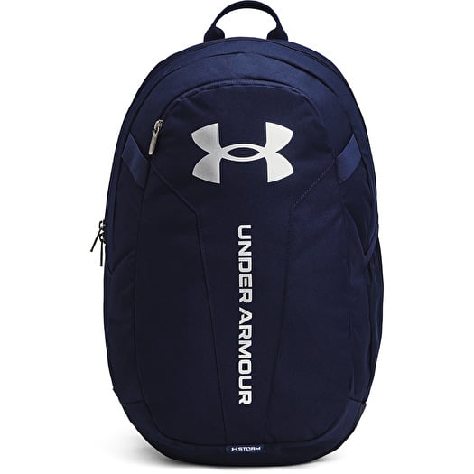 Ryggsäck Under Armour Hustle Lite Backpack Midnight Navy/ Midnight Navy/ Metallic Silver