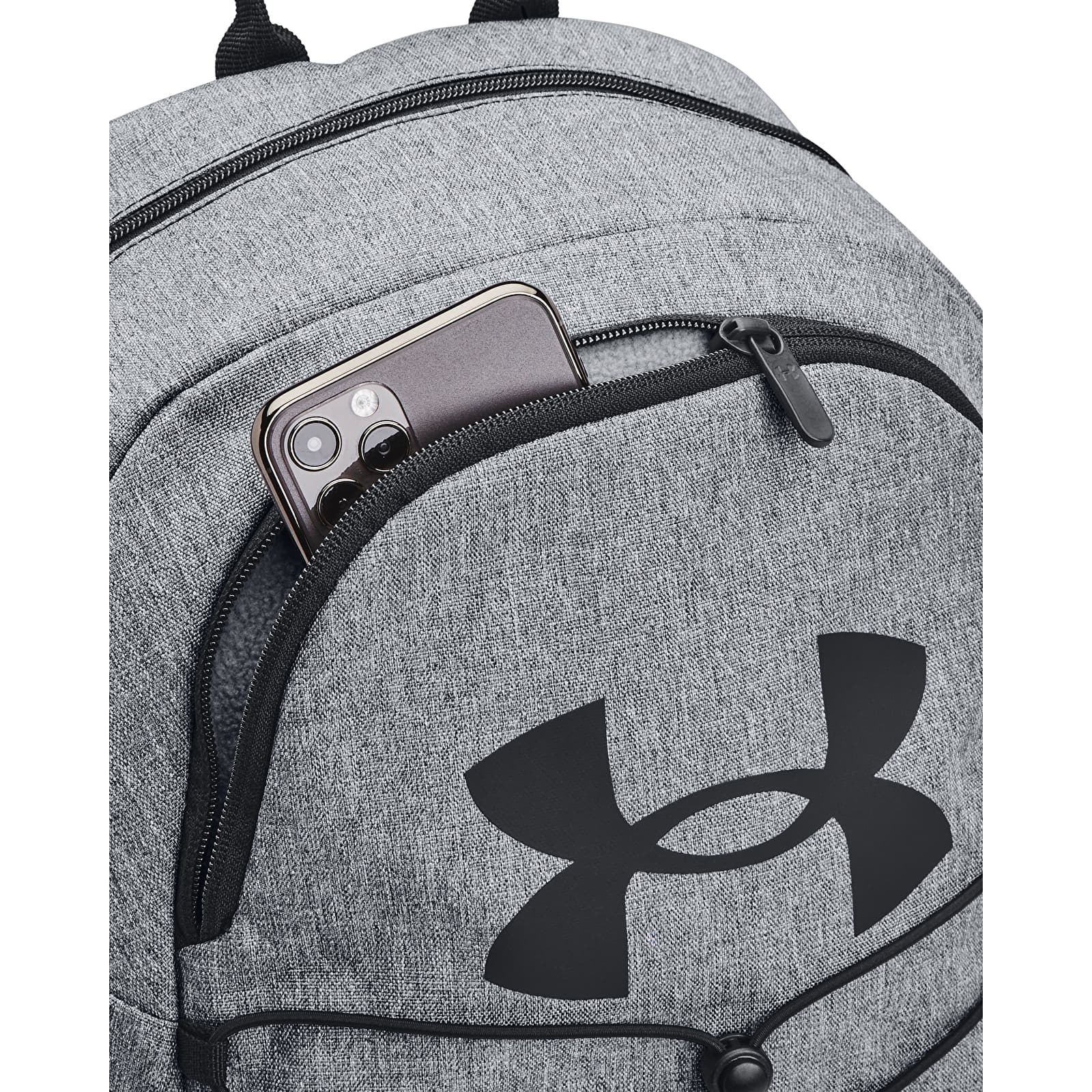Batohy Under Armour Hustle Sport Backpack Pitch Gray Medium Heather/ Black/ Black