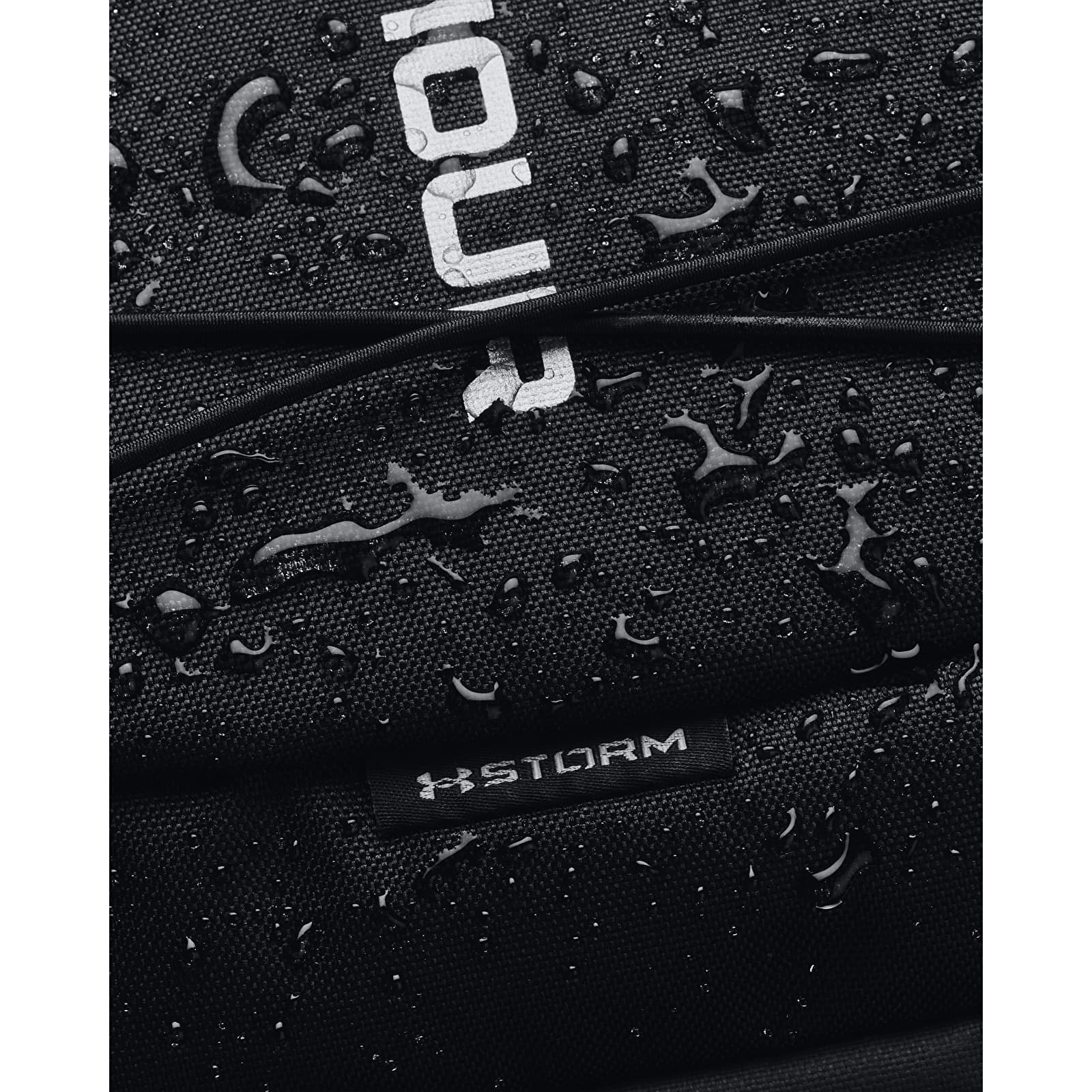 Batohy Under Armour Hustle Sport Backpack Black/ Black/ Silver