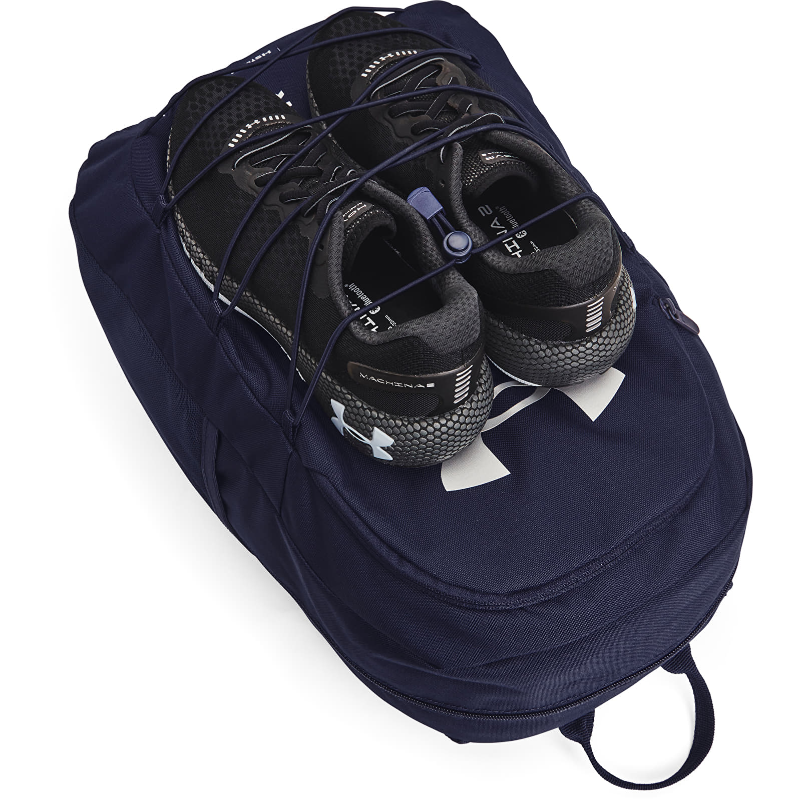 Batohy Under Armour Hustle Sport Backpack Midnight Navy/ Midnight Navy/ Metallic Silver