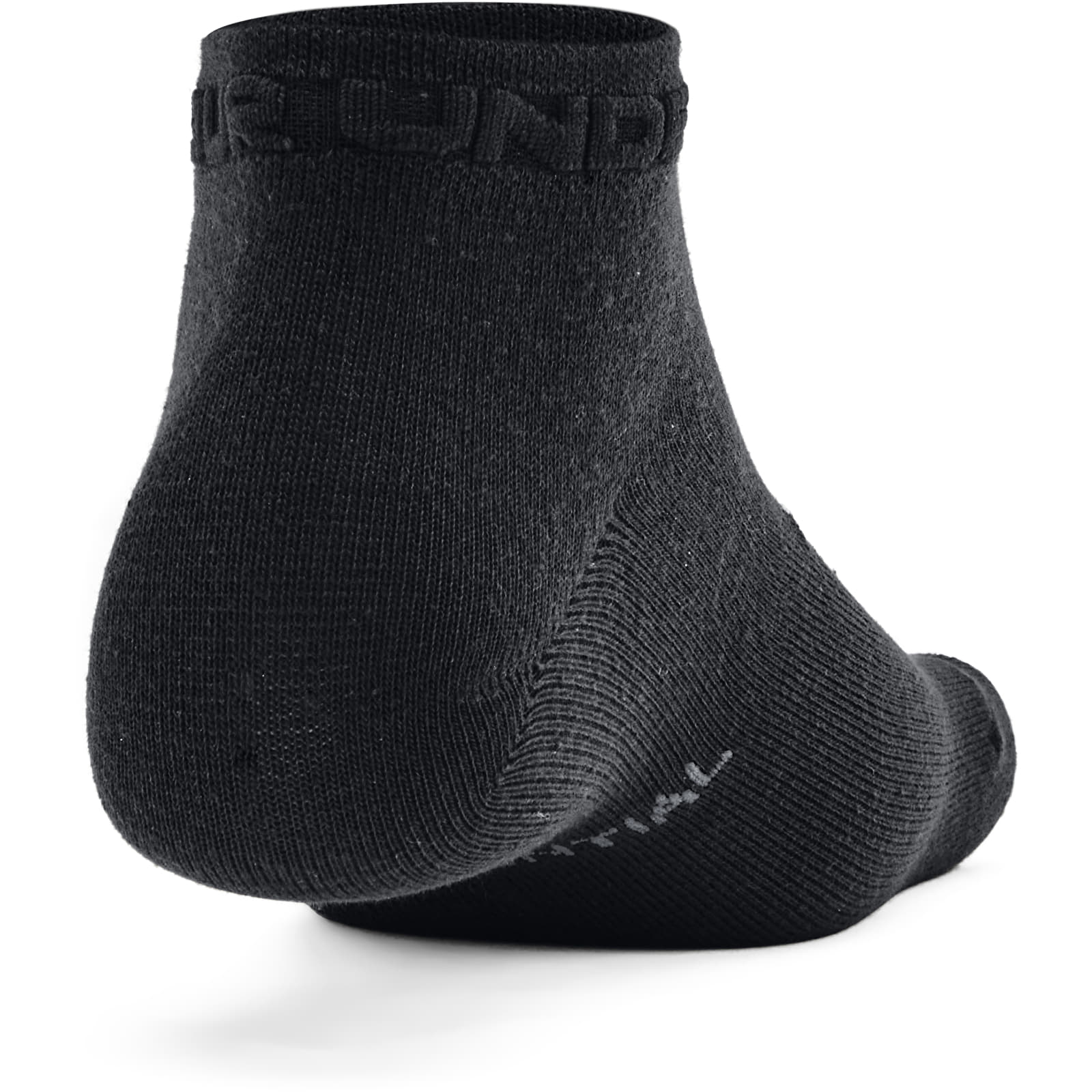 Socks Under Armour Essential Low Cut 3-Pack Socks Black/ Black/ Pitch Gray
