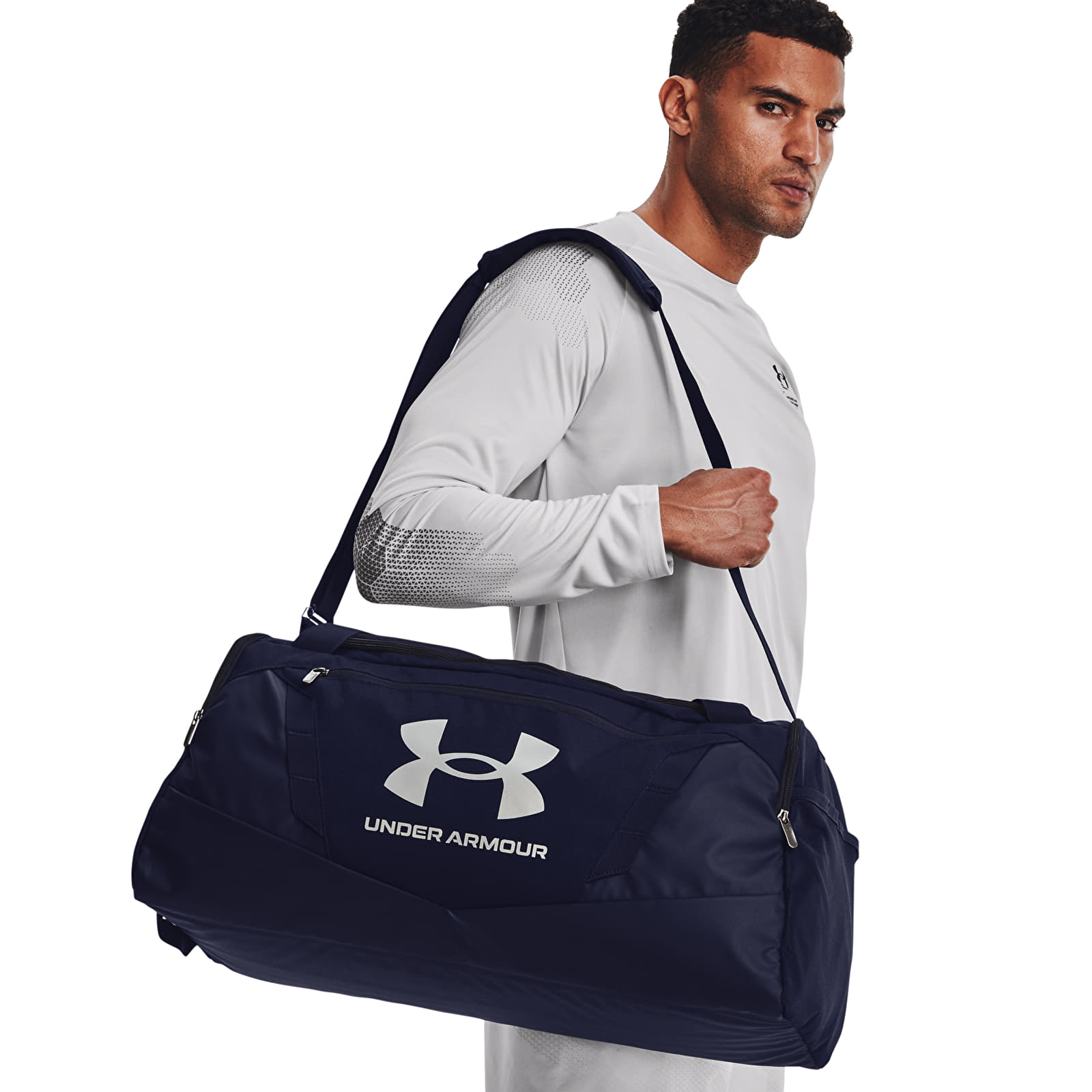 Crossbody bags Under Armour Undeniable 5.0 Duffle Md Midnight Navy/ Midnight Navy/ Metallic Silver