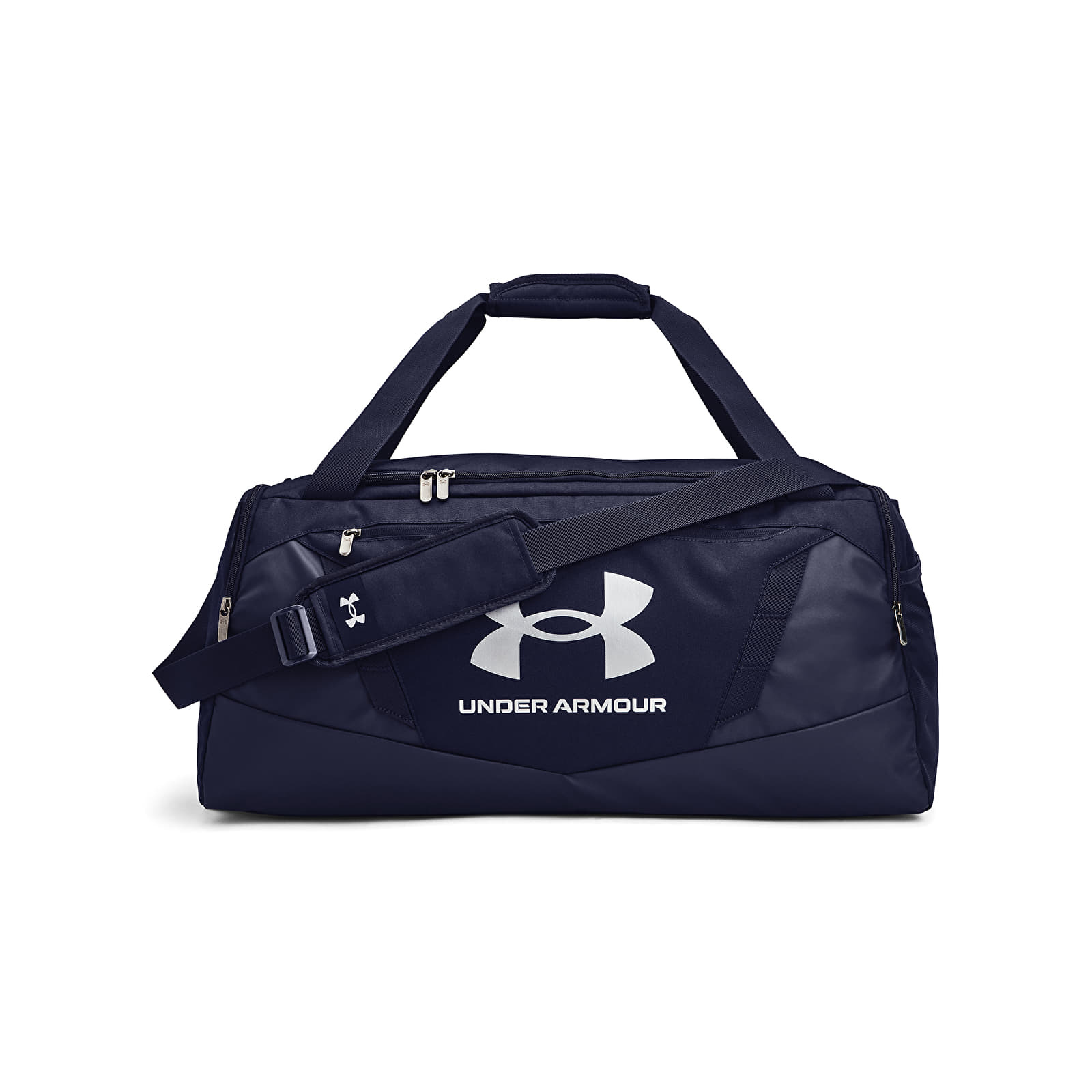 Geantă Under Armour Undeniable 5.0 Duffle Md Midnight Navy/ Midnight Navy/ Metallic Silver