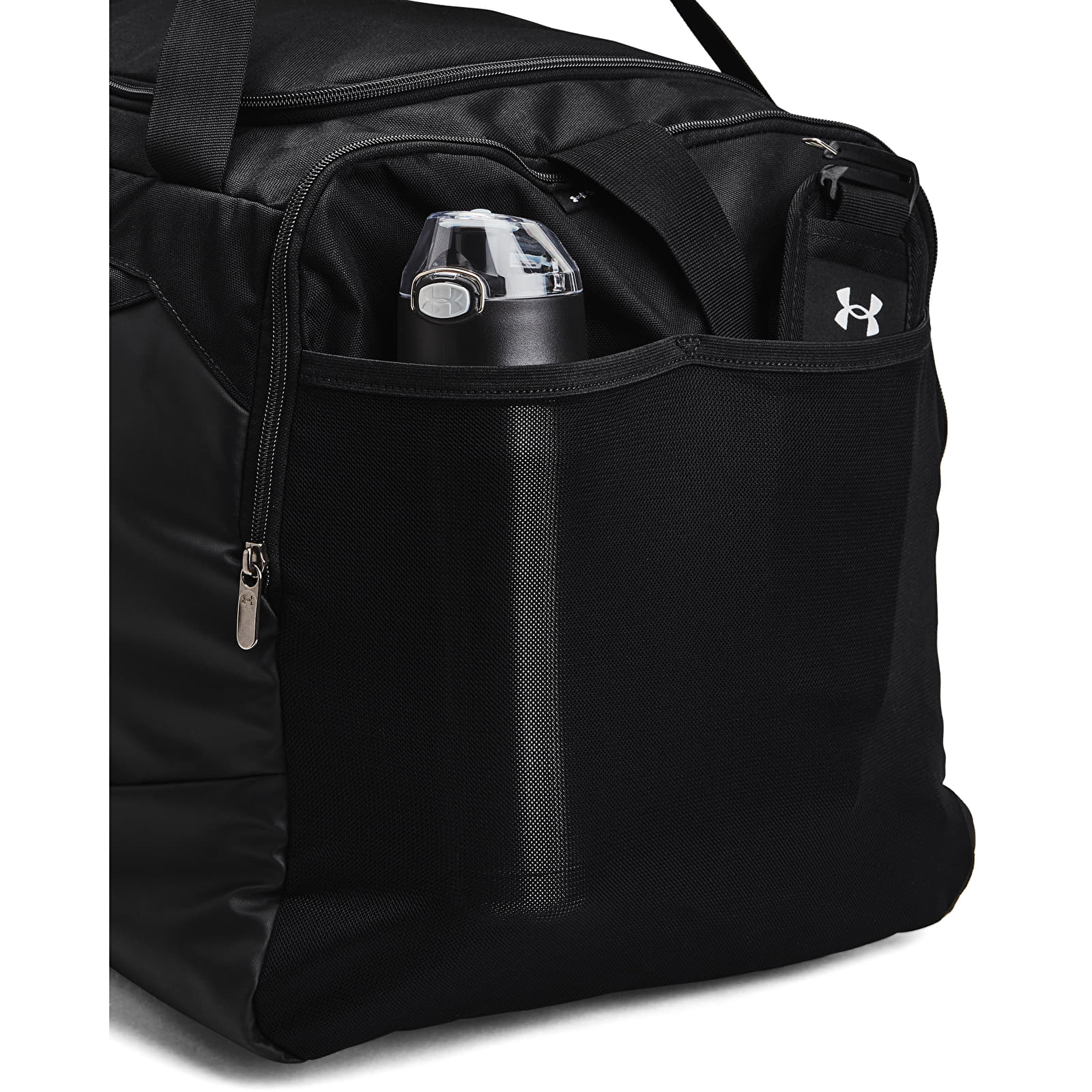 Torby przez ramię Under Armour Undeniable 5.0 Duffle Lg Black/ Black/ Metallic Silver