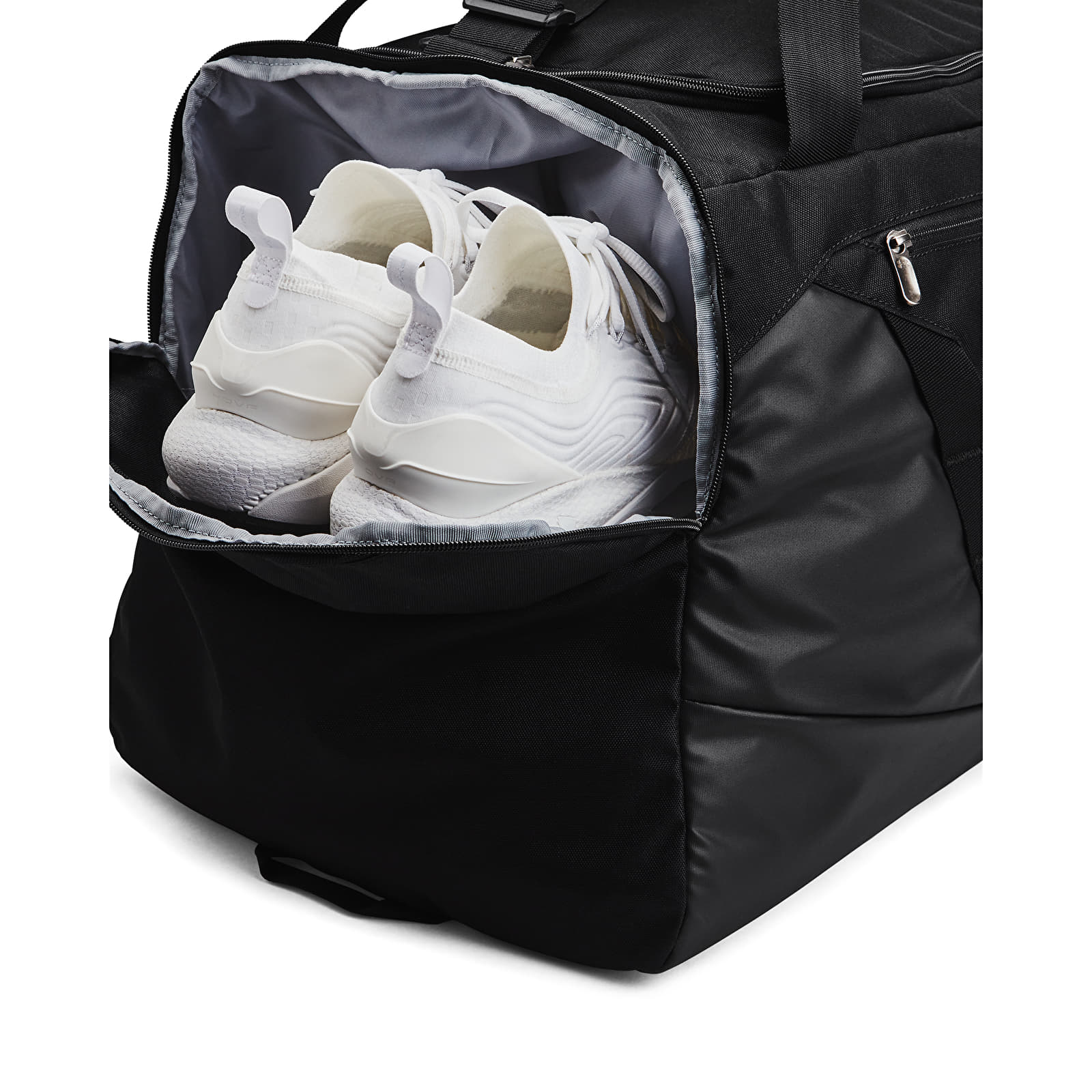 Torby przez ramię Under Armour Undeniable 5.0 Duffle Lg Black/ Black/ Metallic Silver
