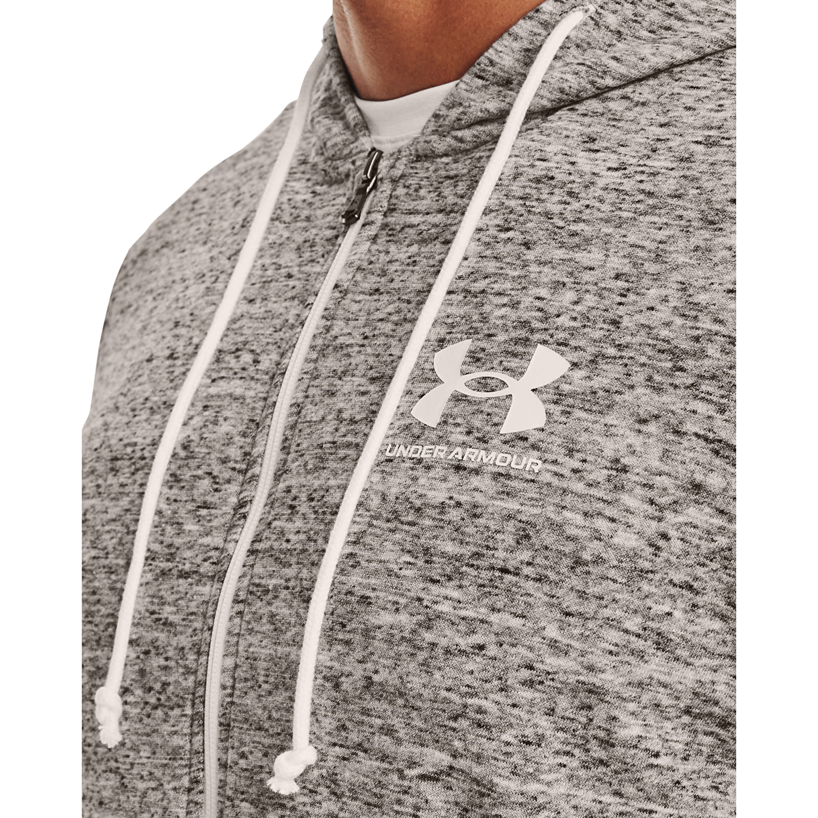 Sweatshirts Under Armour Rival Terry Lc Fz Onyx White/ Onyx White