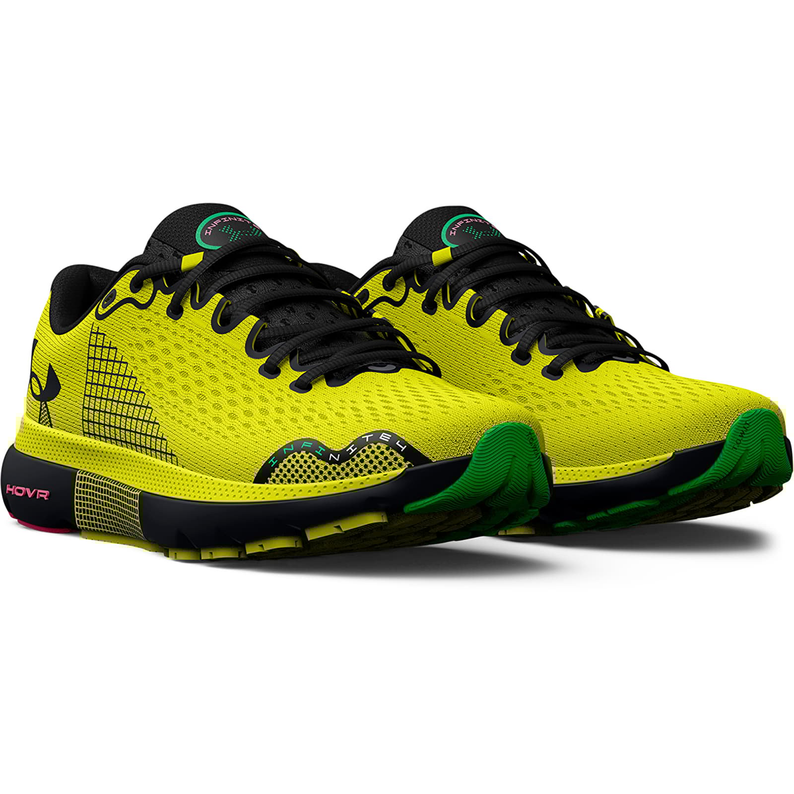 Zapatillas Hombre Under Armour HOVR Infinite 4 Yellow Ray/ Black/ Black