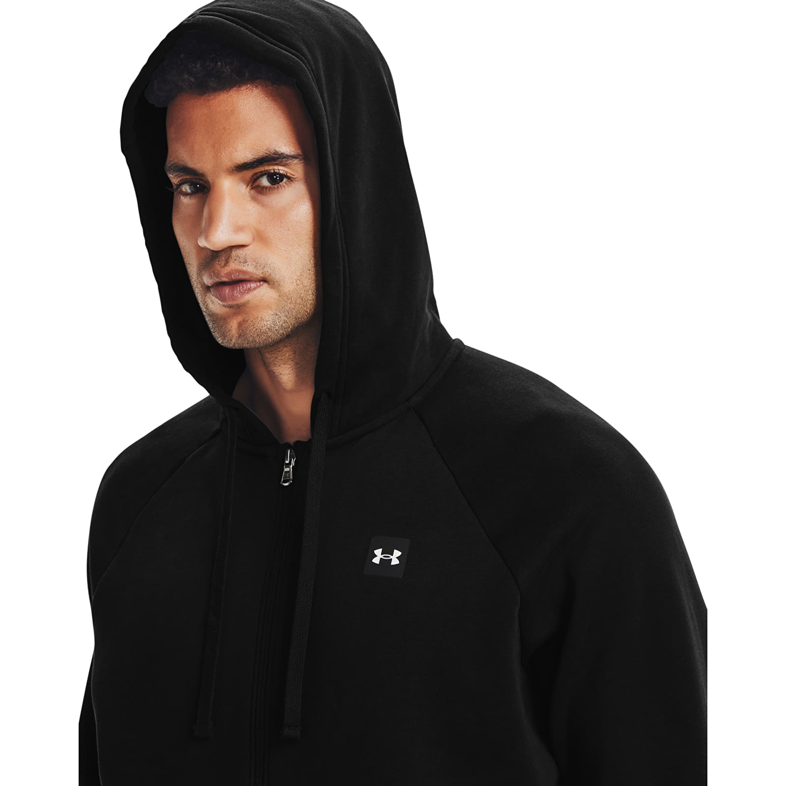 Sweatshirts Under Armour Rival Fleece Fz Hoodie Black/ Onyx White