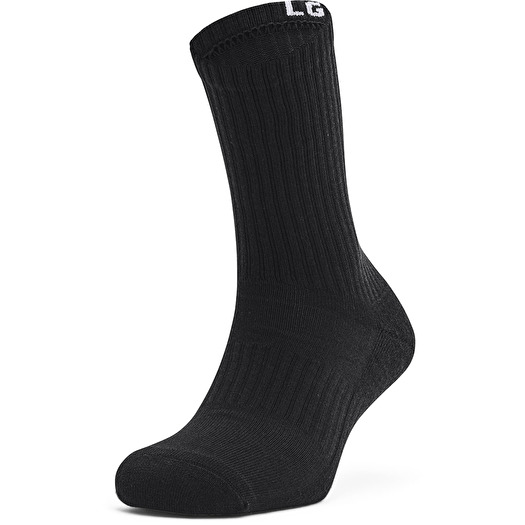 Accessories Under Armour Core Crew 3 Pack Socks Black White