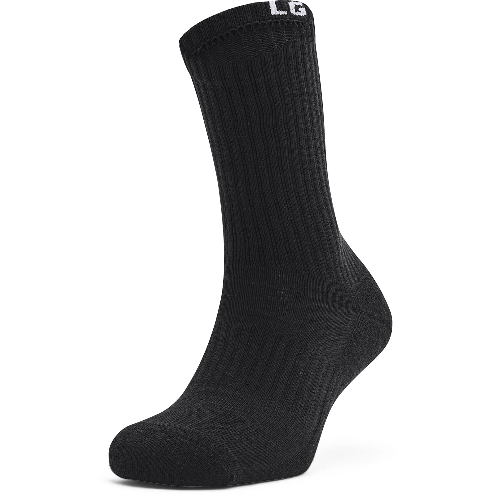 Accessoires Under Armour Core Crew 3 Pack Socks Black/ White