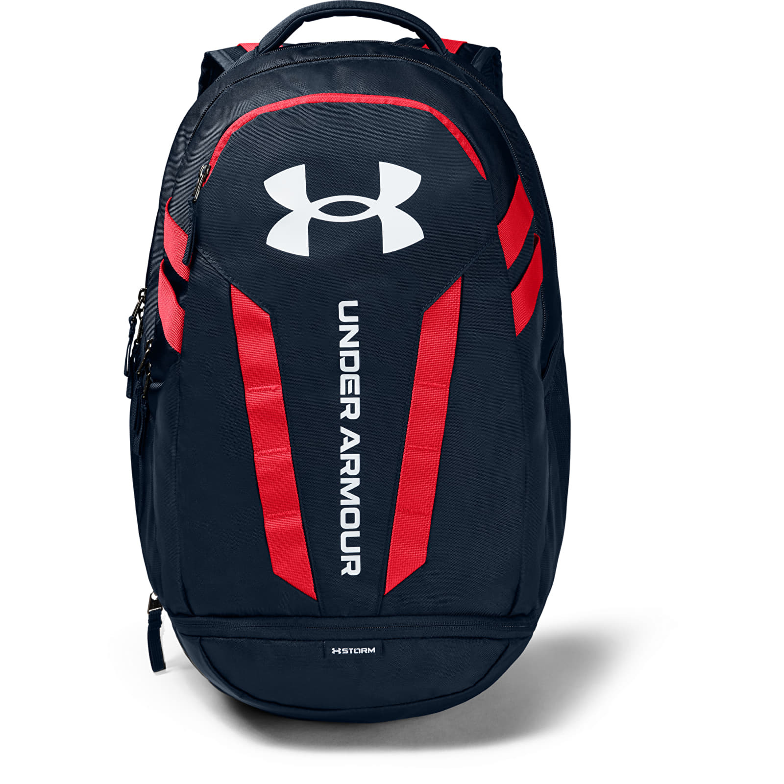 Levně Under Armour Hustle 5.0 Backpack Academy/ Red/ White