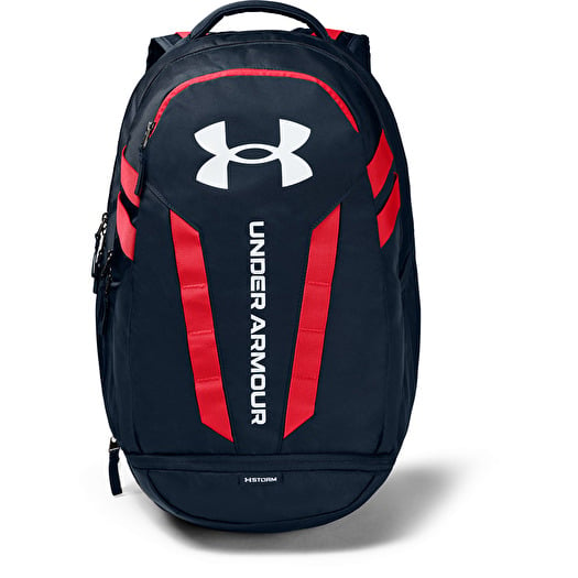 Rucksack Under Armour Hustle 5.0 Backpack Academy/ Red/ White