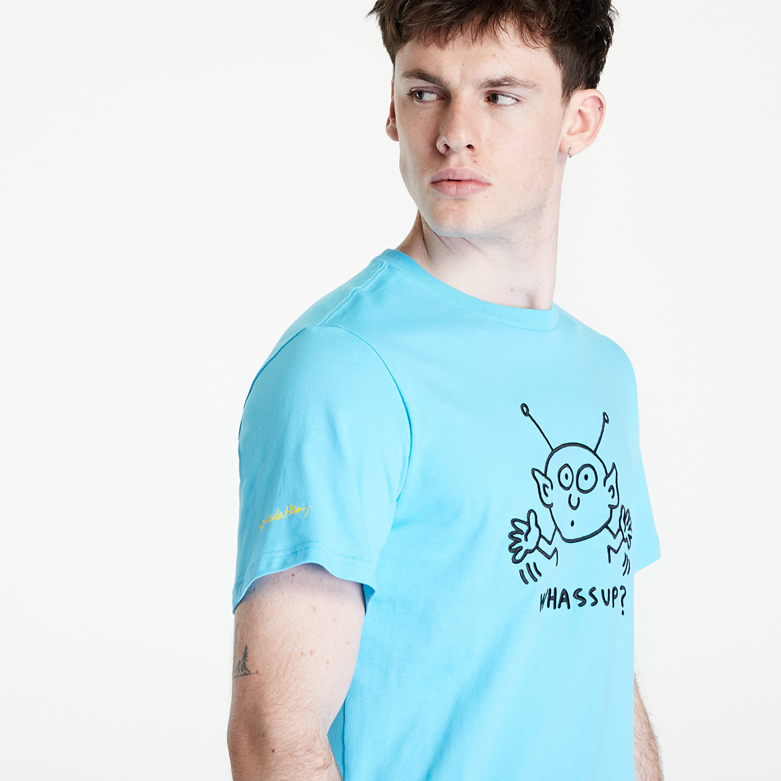 Magliette Converse x Keith Haring Alien T-Shirt UNISEX Haring Blue