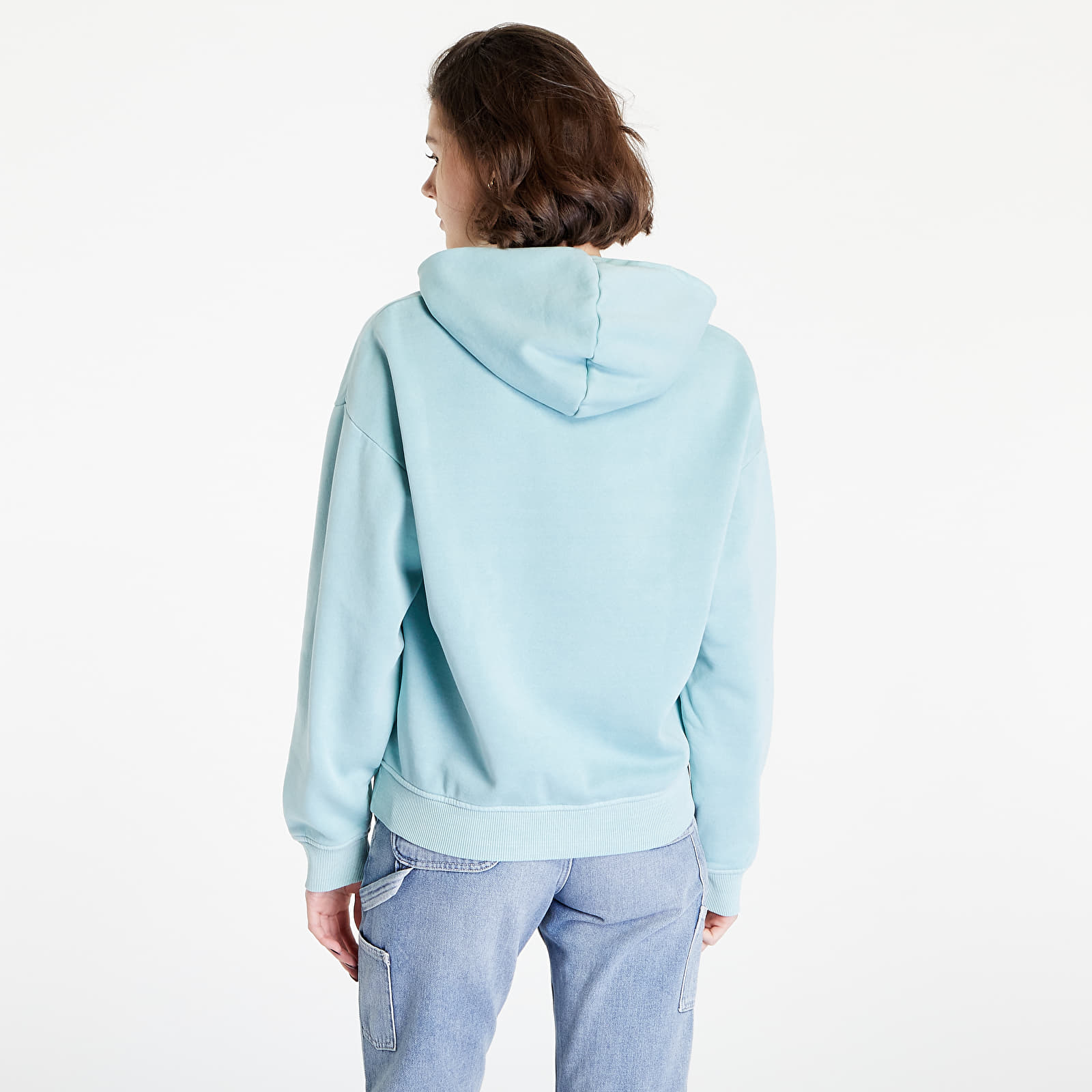 Mikiny a svetry Reebok Classics Natural Dye Fleece Hoodie Seaside Grey