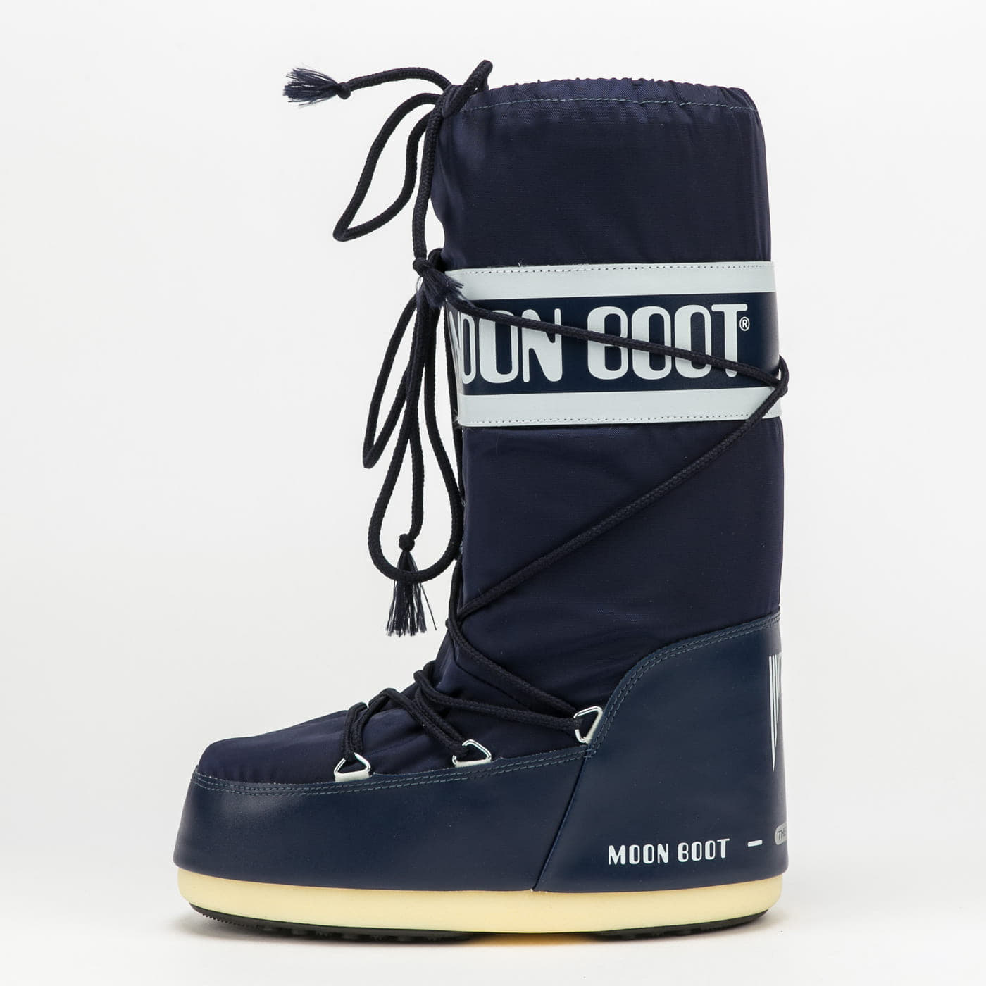 Frauen Moon Boot Nylon Blue